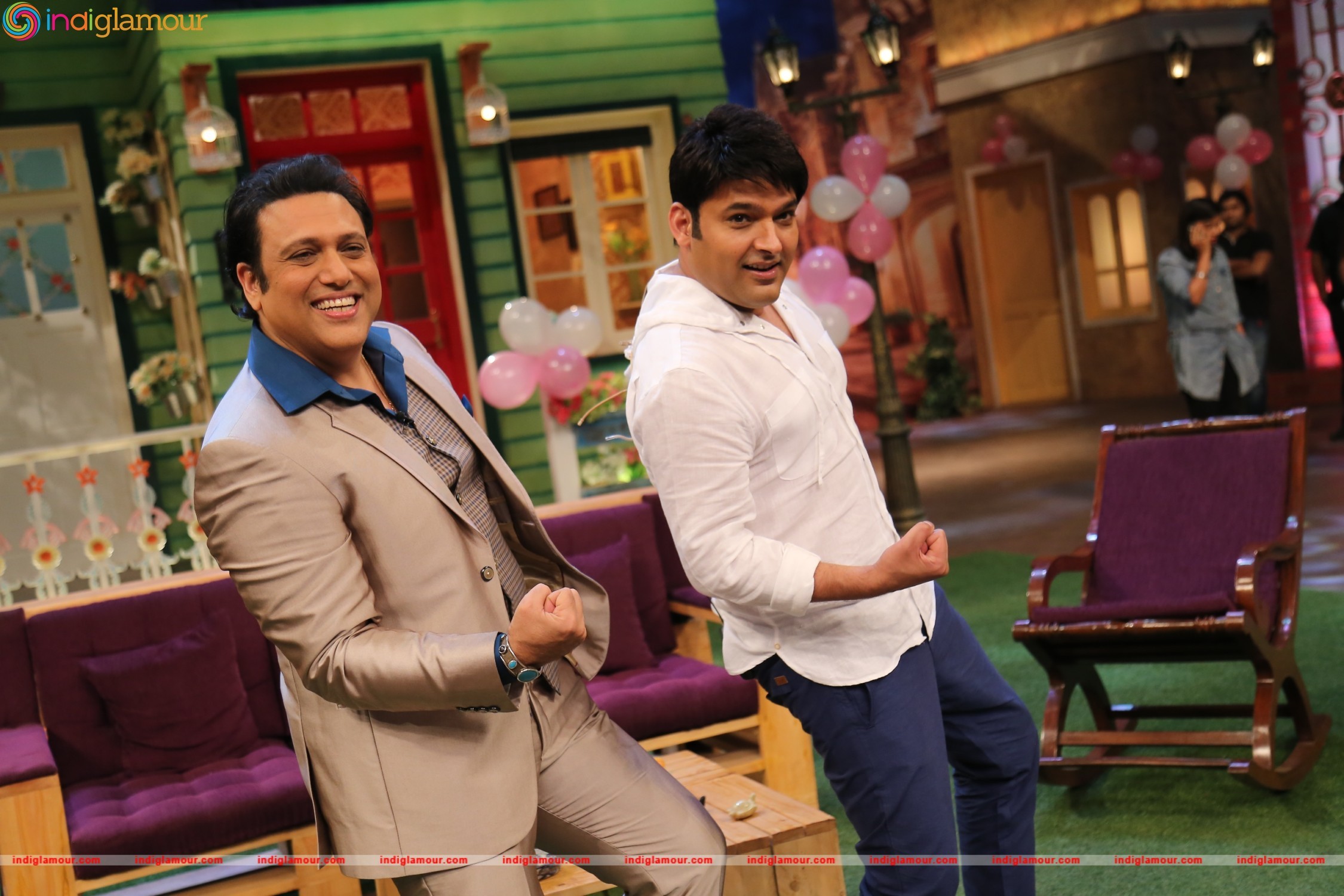 Govinda and Sunita Ahuja on The Kapil Sharma Show Event hd photo
