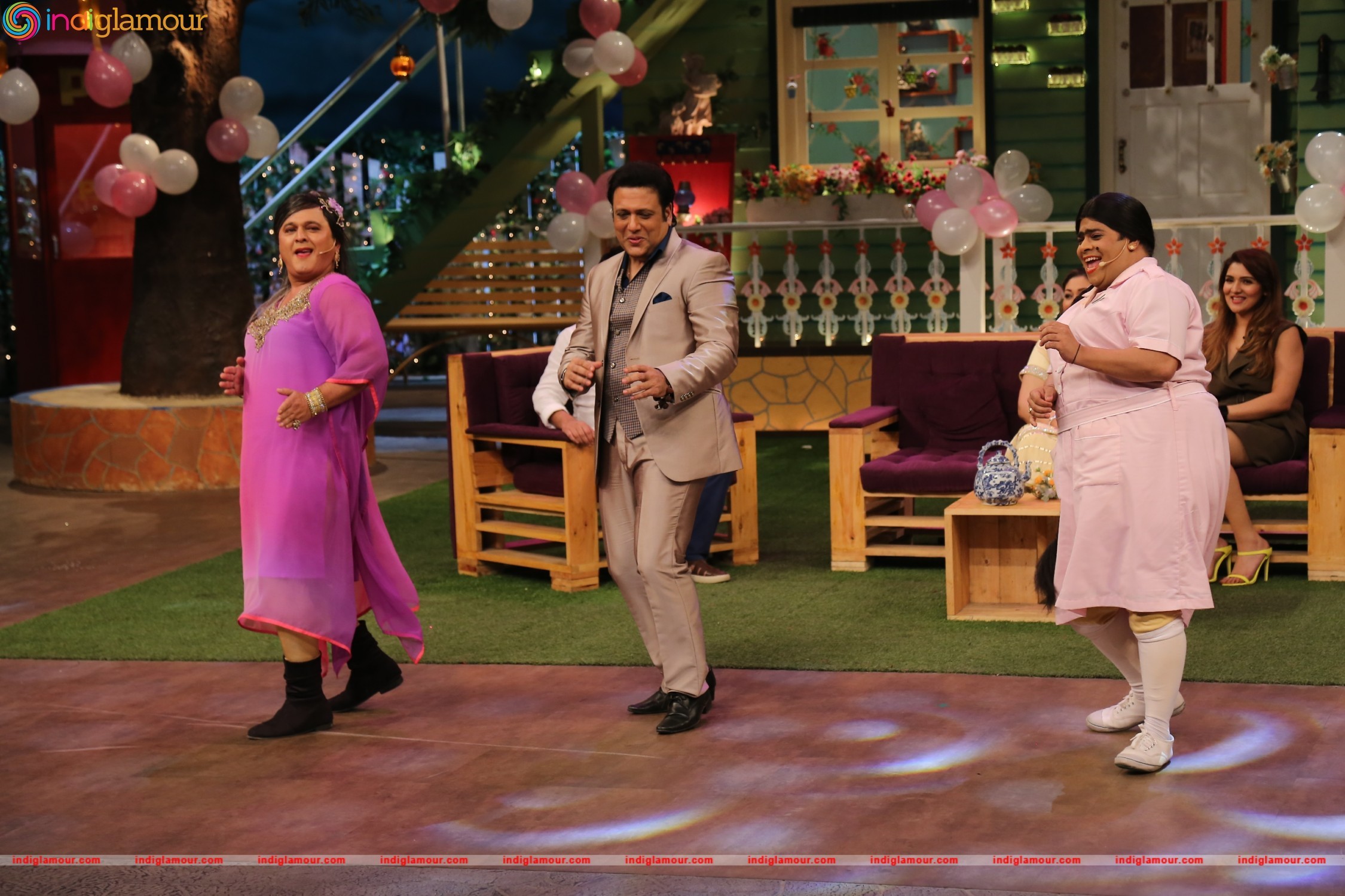 Govinda and Sunita Ahuja on The Kapil Sharma Show Event hd photo