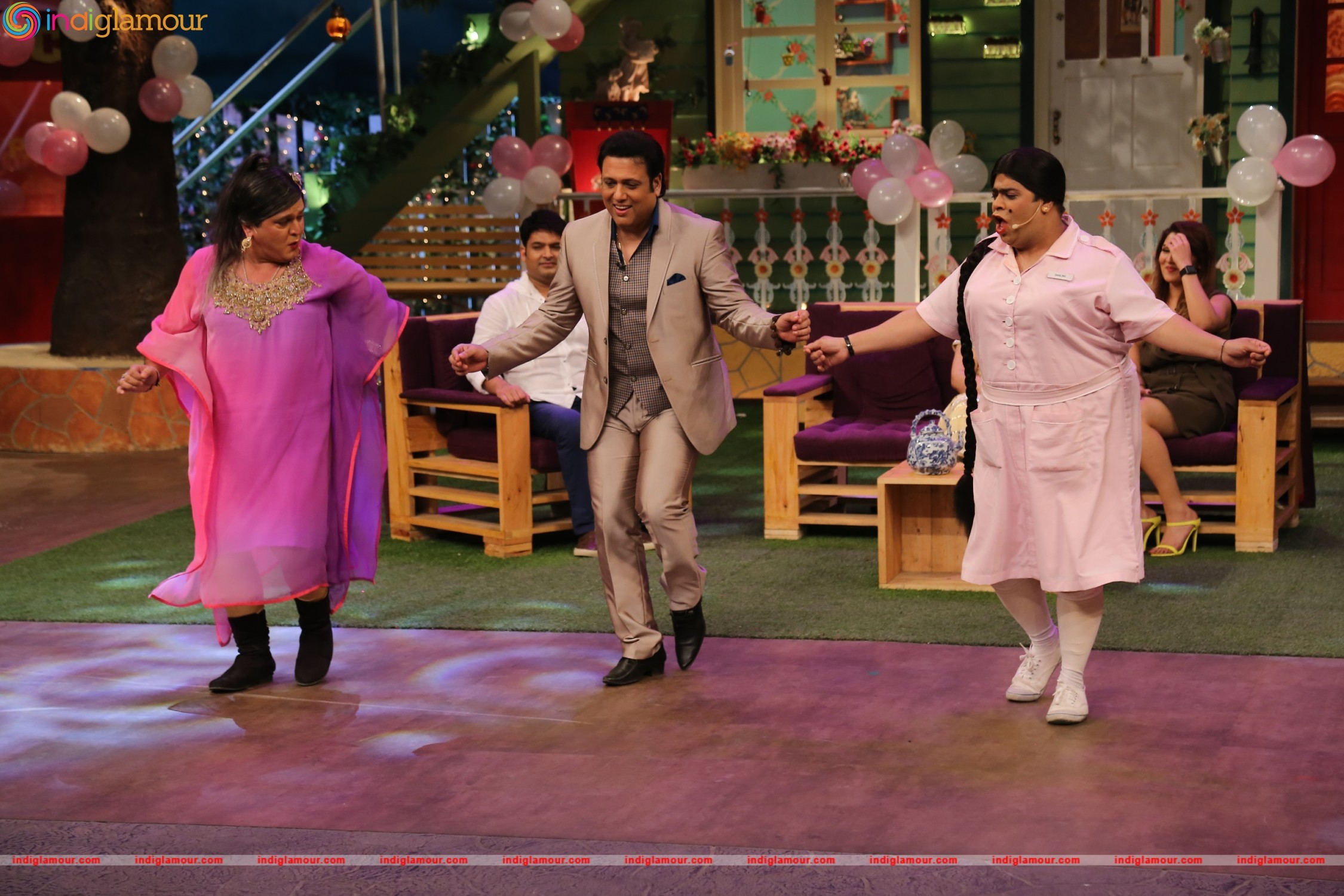 Govinda and Sunita Ahuja on The Kapil Sharma Show Event hd photo