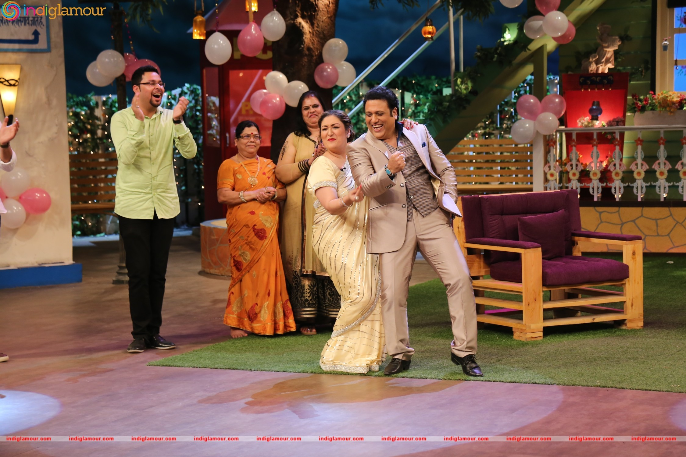 Govinda and Sunita Ahuja on The Kapil Sharma Show Event hd photo