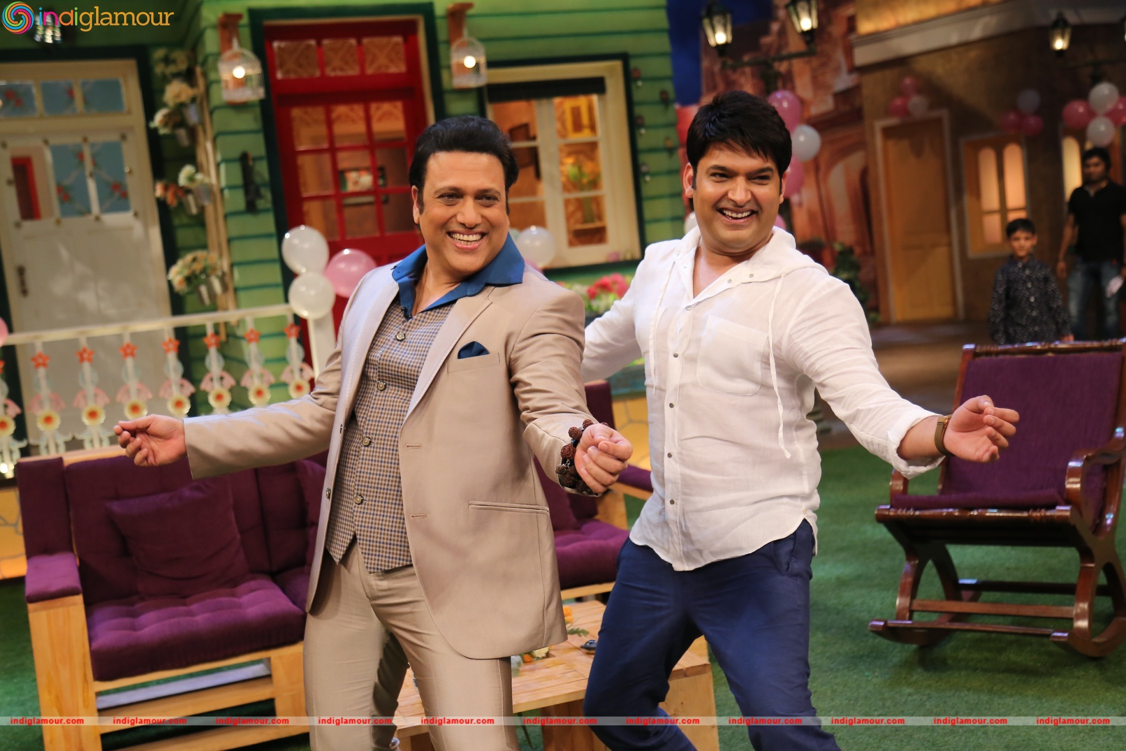 Govinda and Sunita Ahuja on The Kapil Sharma Show Event hd photo