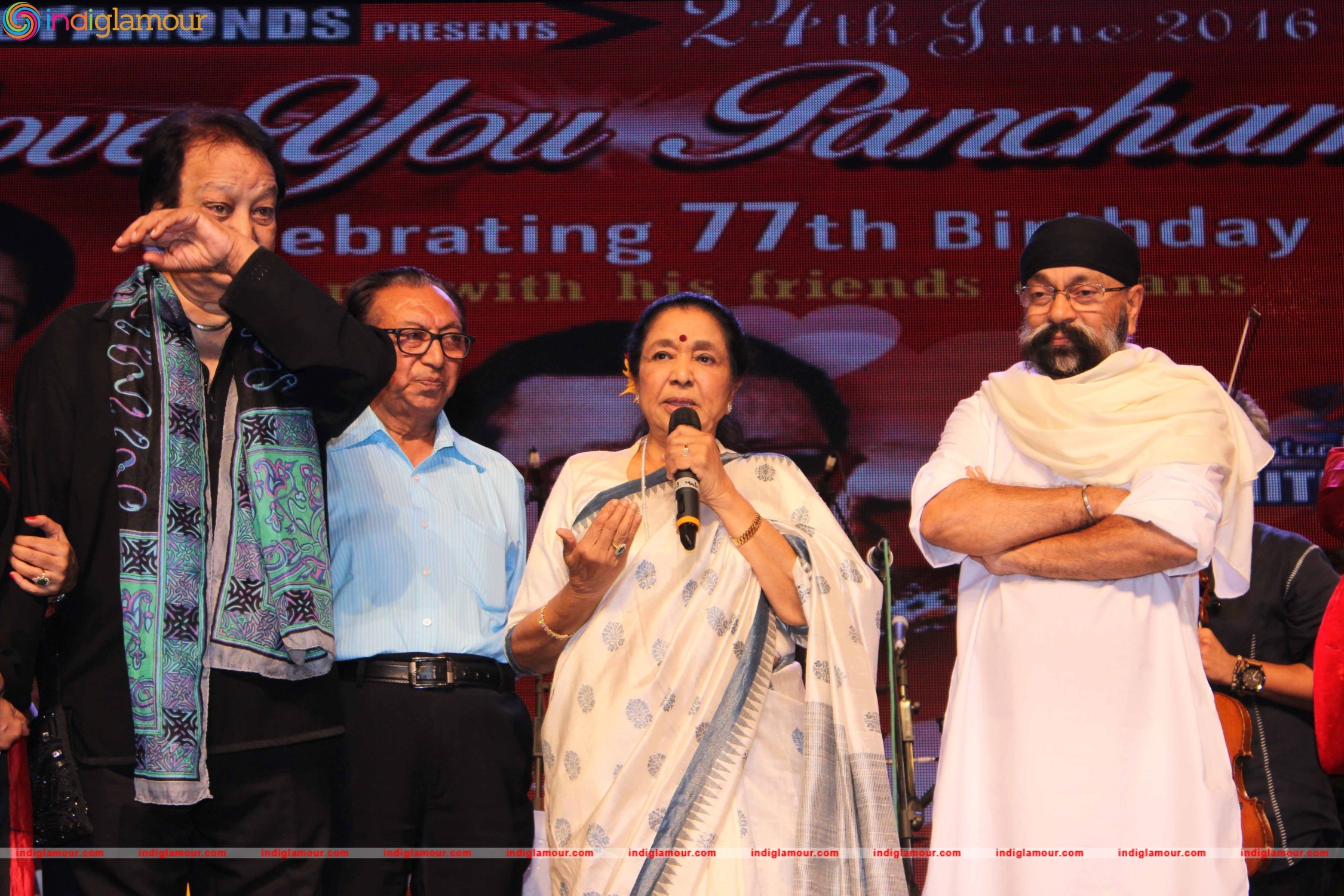 Asha Bhosle and Other Celebrate Pancham Da 77th Birthday at Shanmukhananda Hall Event hd photo