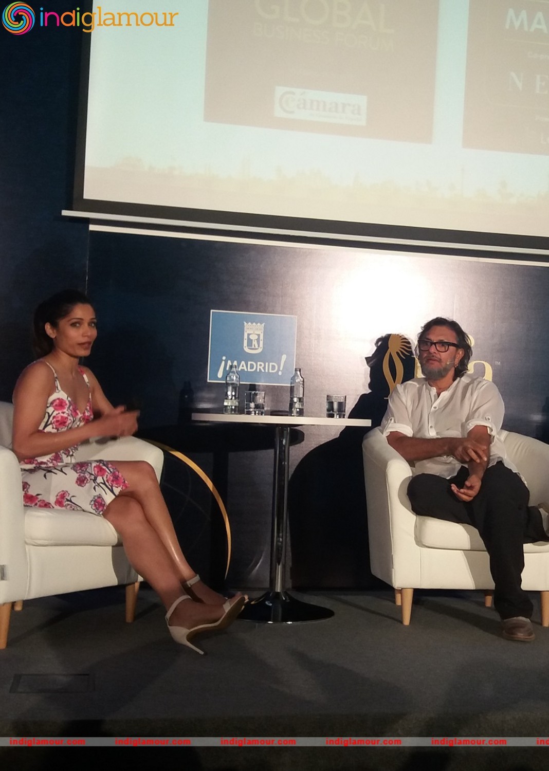 FICCI IIFA Global Business Forum with Freida Pinto and Rakeysh Omprakash Mehra Event hd photo