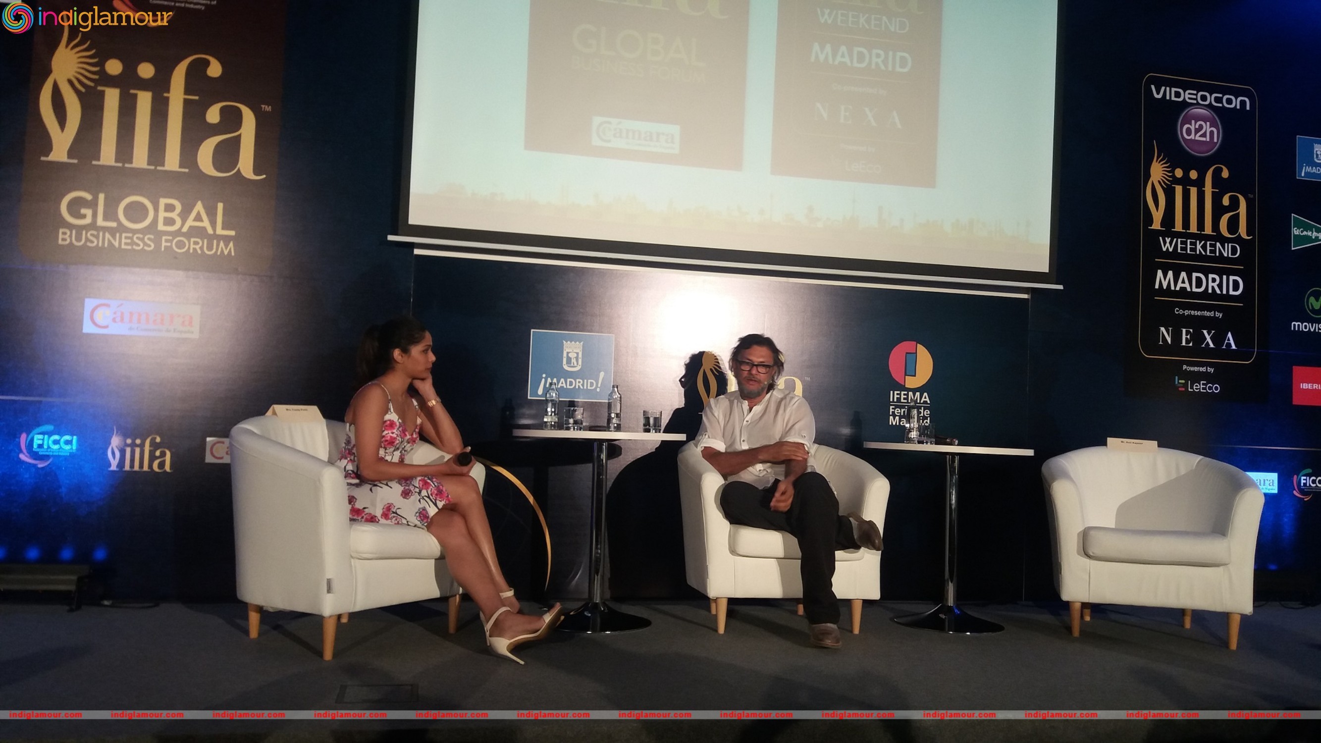 FICCI IIFA Global Business Forum with Freida Pinto and Rakeysh Omprakash Mehra Event hd photo