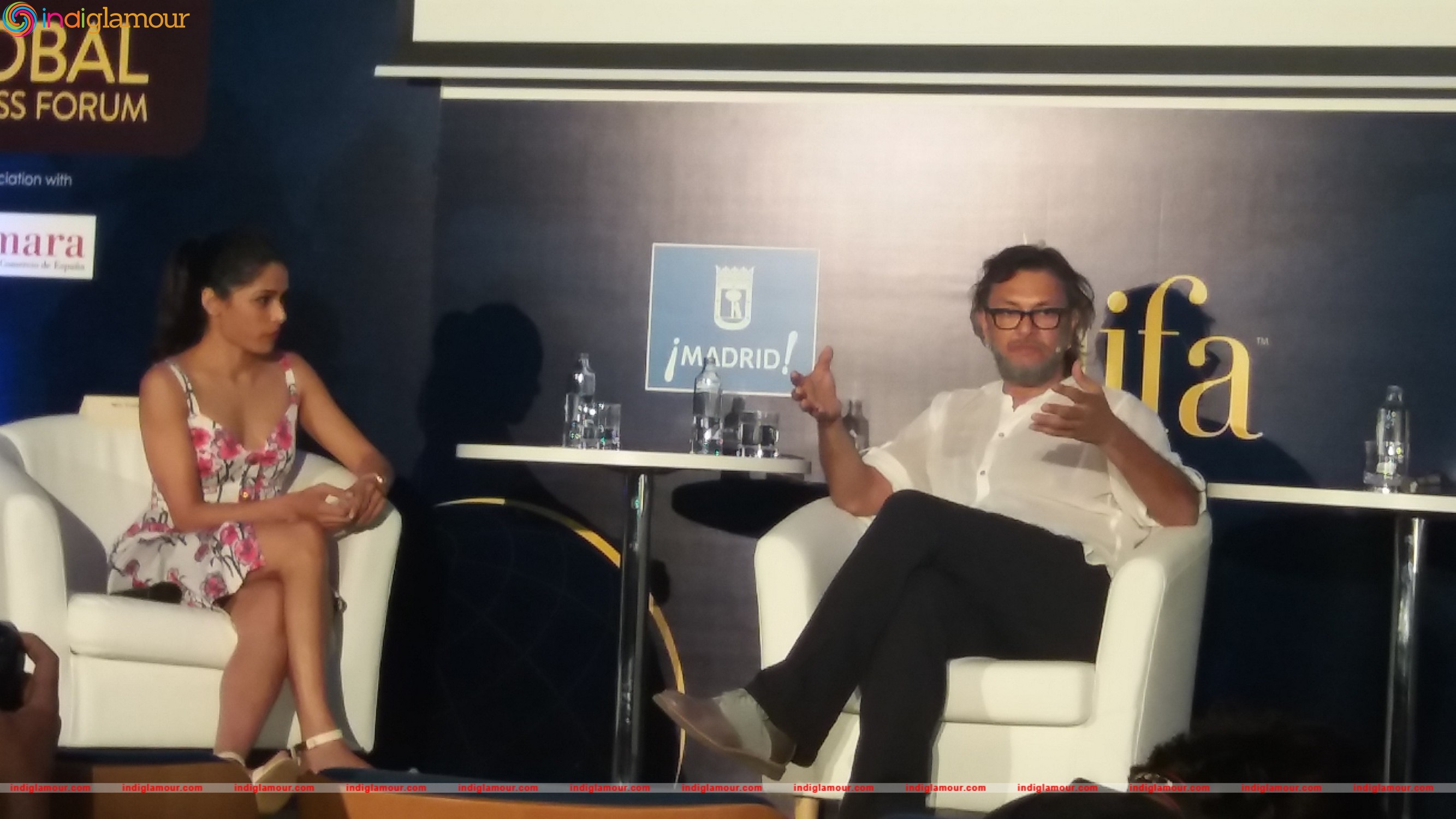 FICCI IIFA Global Business Forum with Freida Pinto and Rakeysh Omprakash Mehra Event hd photo