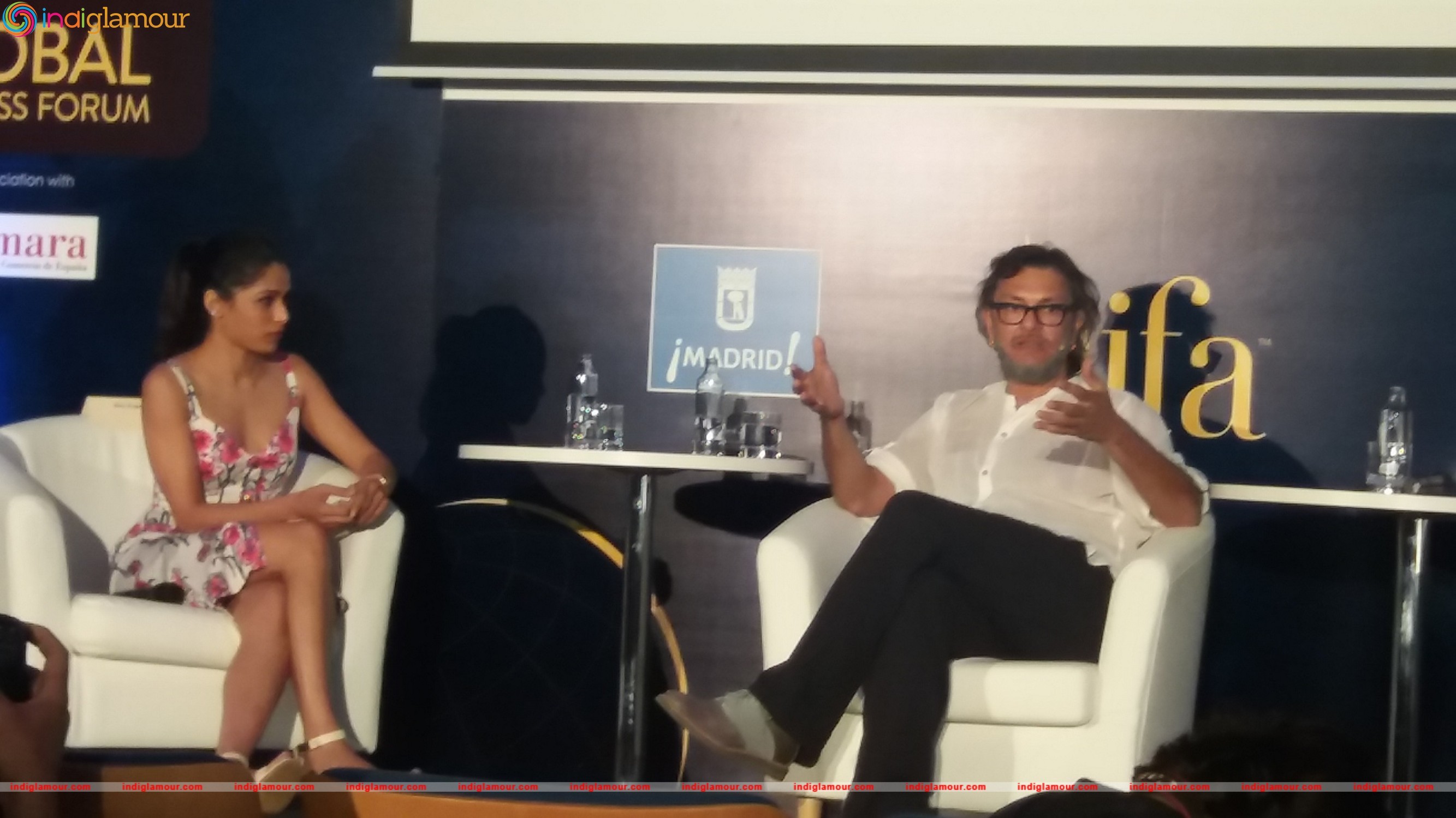 FICCI IIFA Global Business Forum with Freida Pinto and Rakeysh Omprakash Mehra Event hd photo