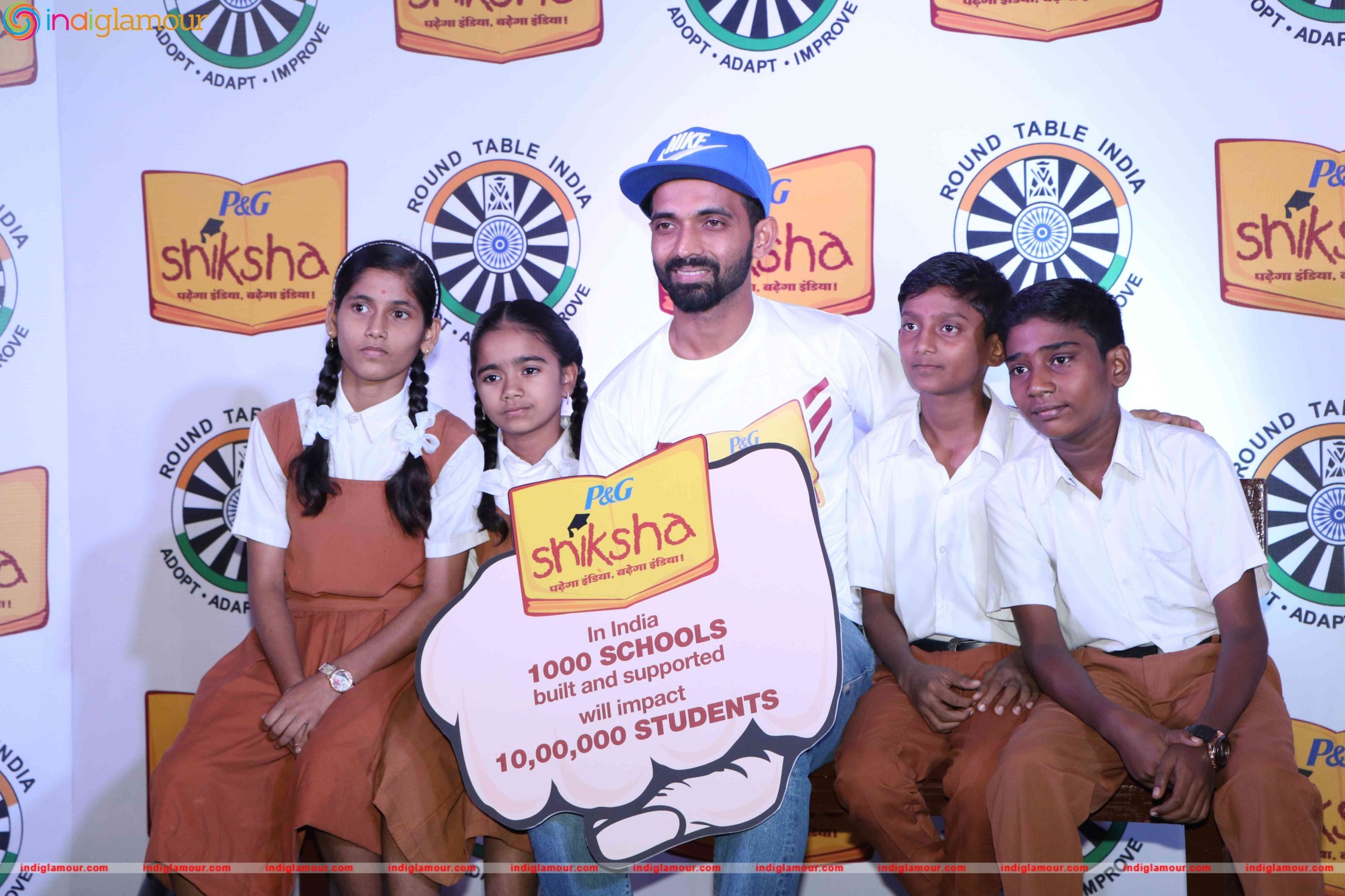Ajinkya Rahane Pledges his Support Towards Brighter India Event hd photo