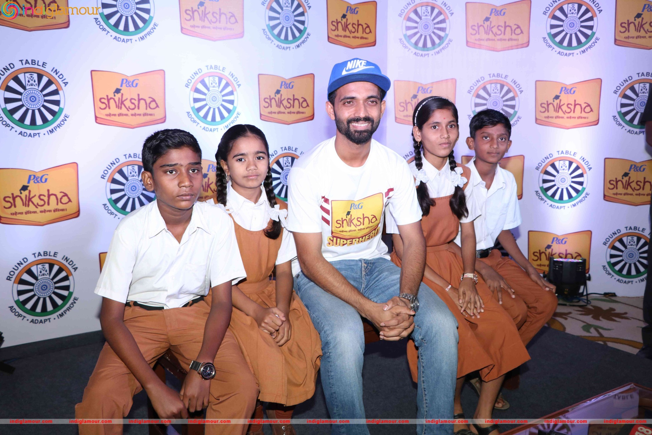 Ajinkya Rahane Pledges his Support Towards Brighter India Event hd photo