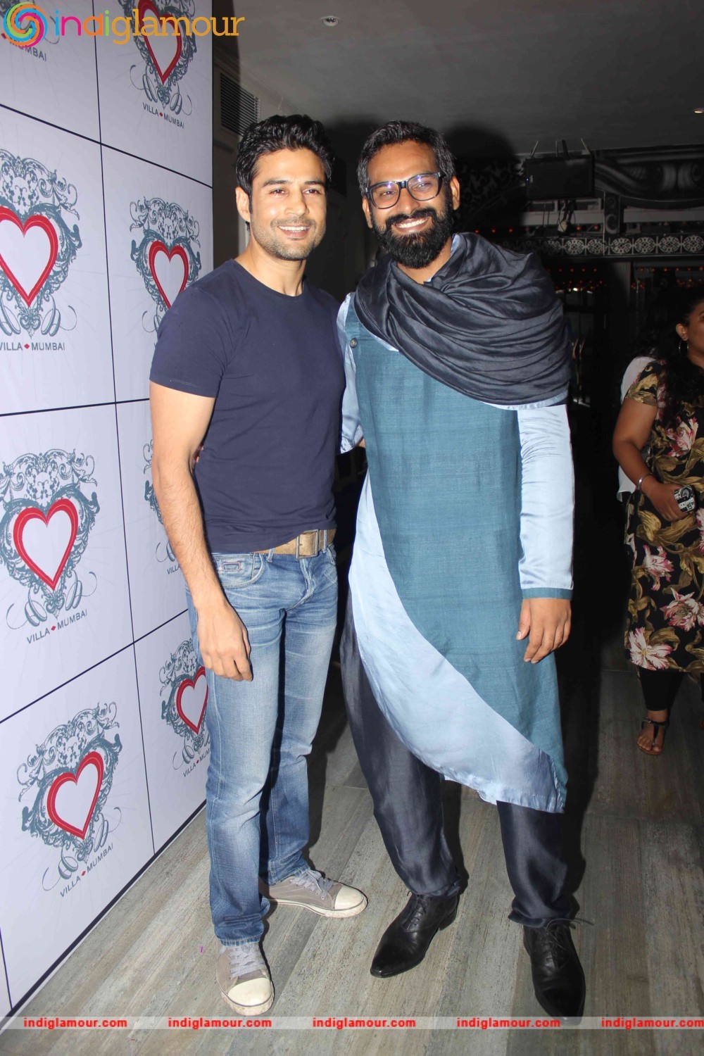 Raj Kumar Yadav and Rajeev Khandelwal Grace art Director Saini Johray Birthday Bash Event hd photo