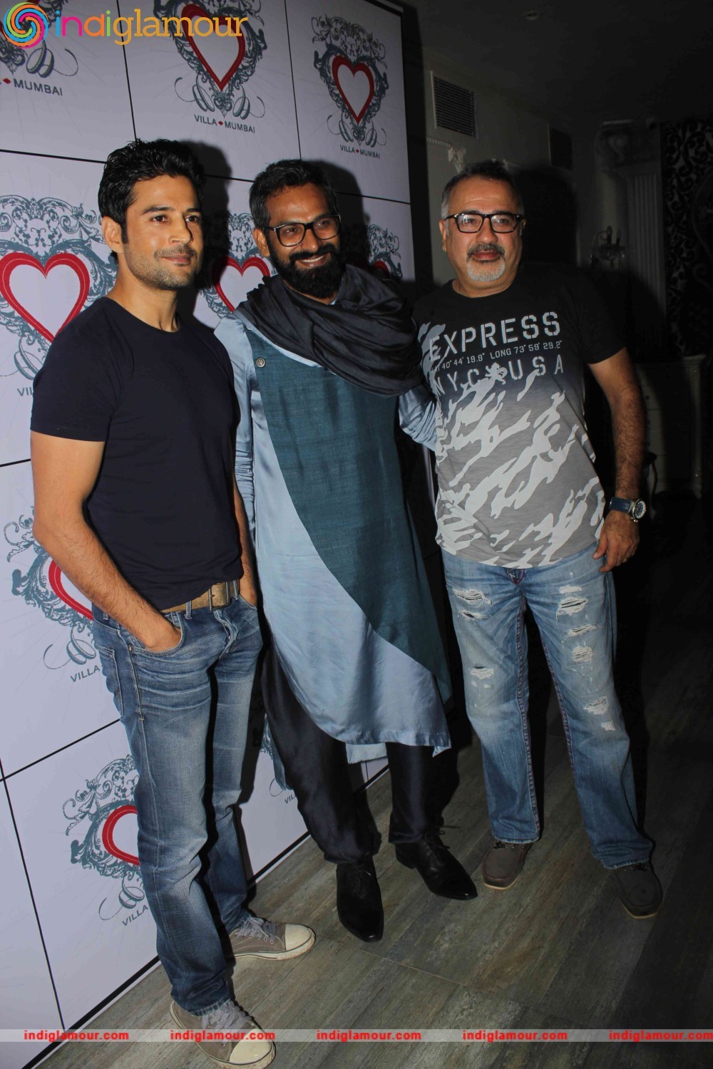 Raj Kumar Yadav and Rajeev Khandelwal Grace art Director Saini Johray Birthday Bash Event hd photo