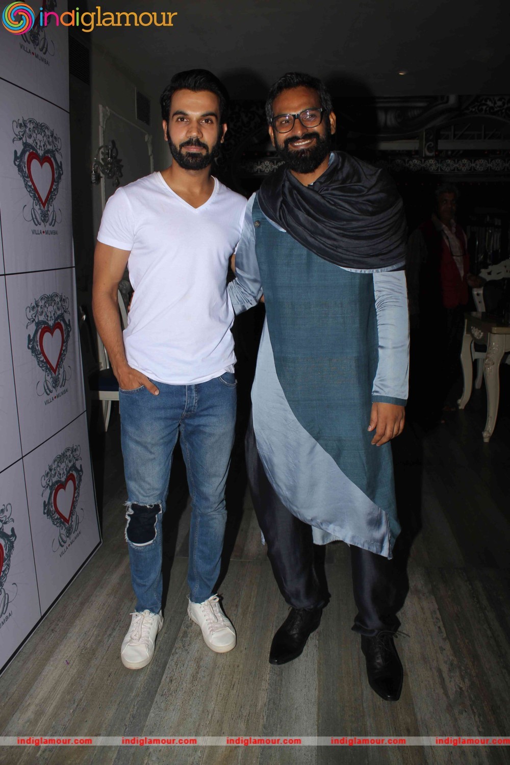 Raj Kumar Yadav and Rajeev Khandelwal Grace art Director Saini Johray Birthday Bash Event hd photo