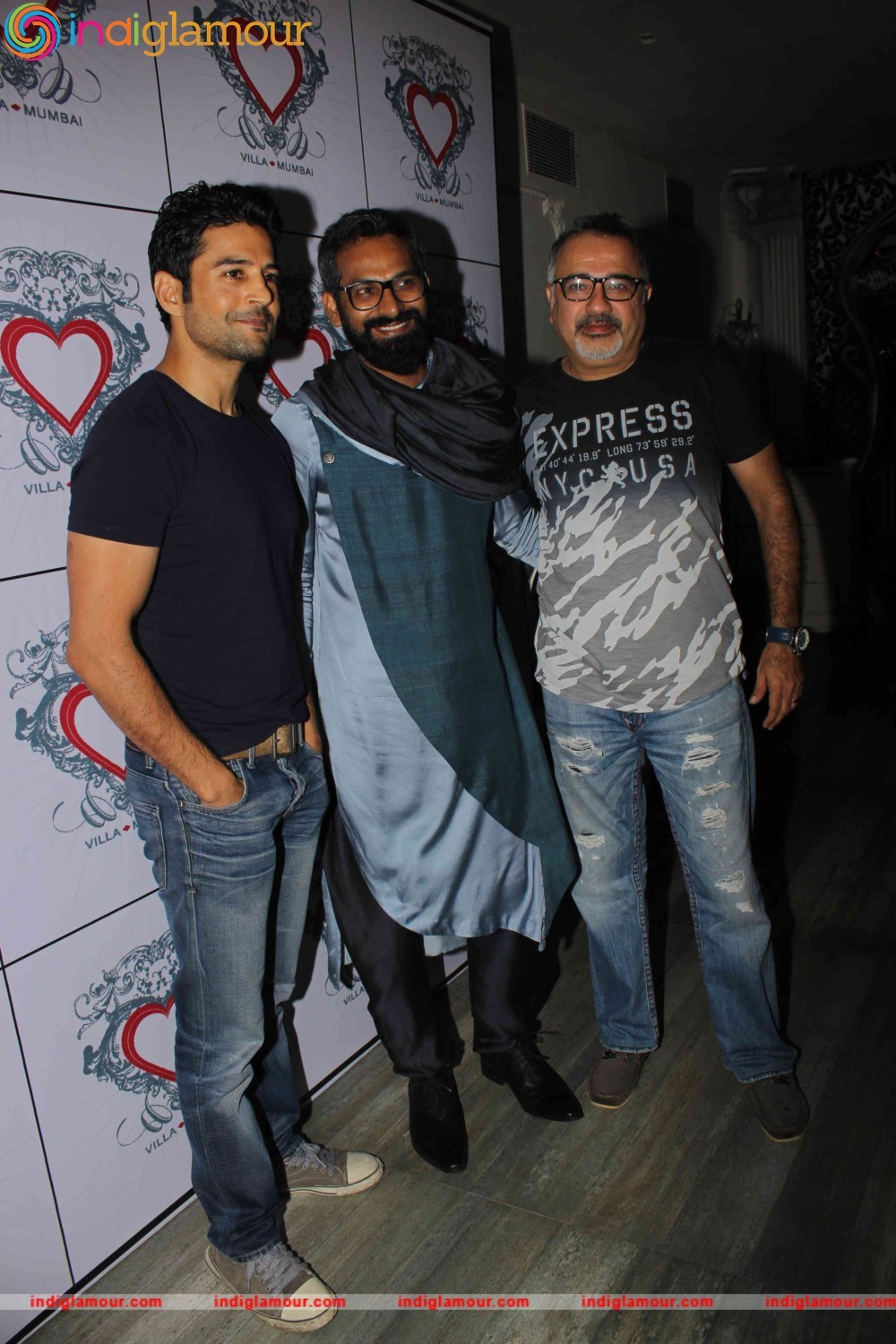Raj Kumar Yadav and Rajeev Khandelwal Grace art Director Saini Johray Birthday Bash Event hd photo
