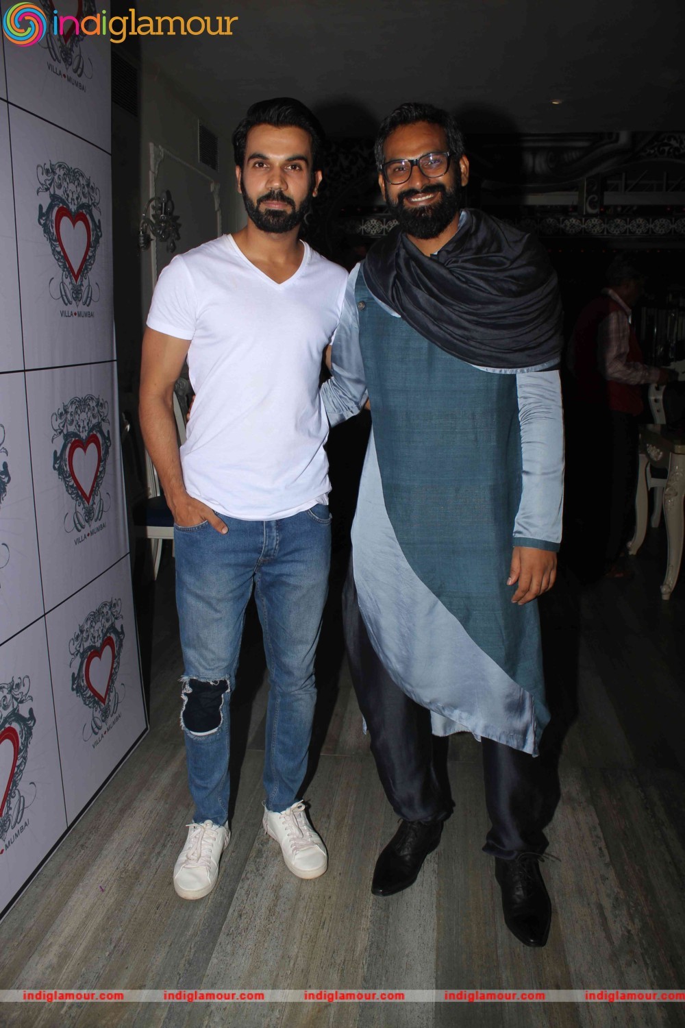 Raj Kumar Yadav and Rajeev Khandelwal Grace art Director Saini Johray Birthday Bash Event hd photo