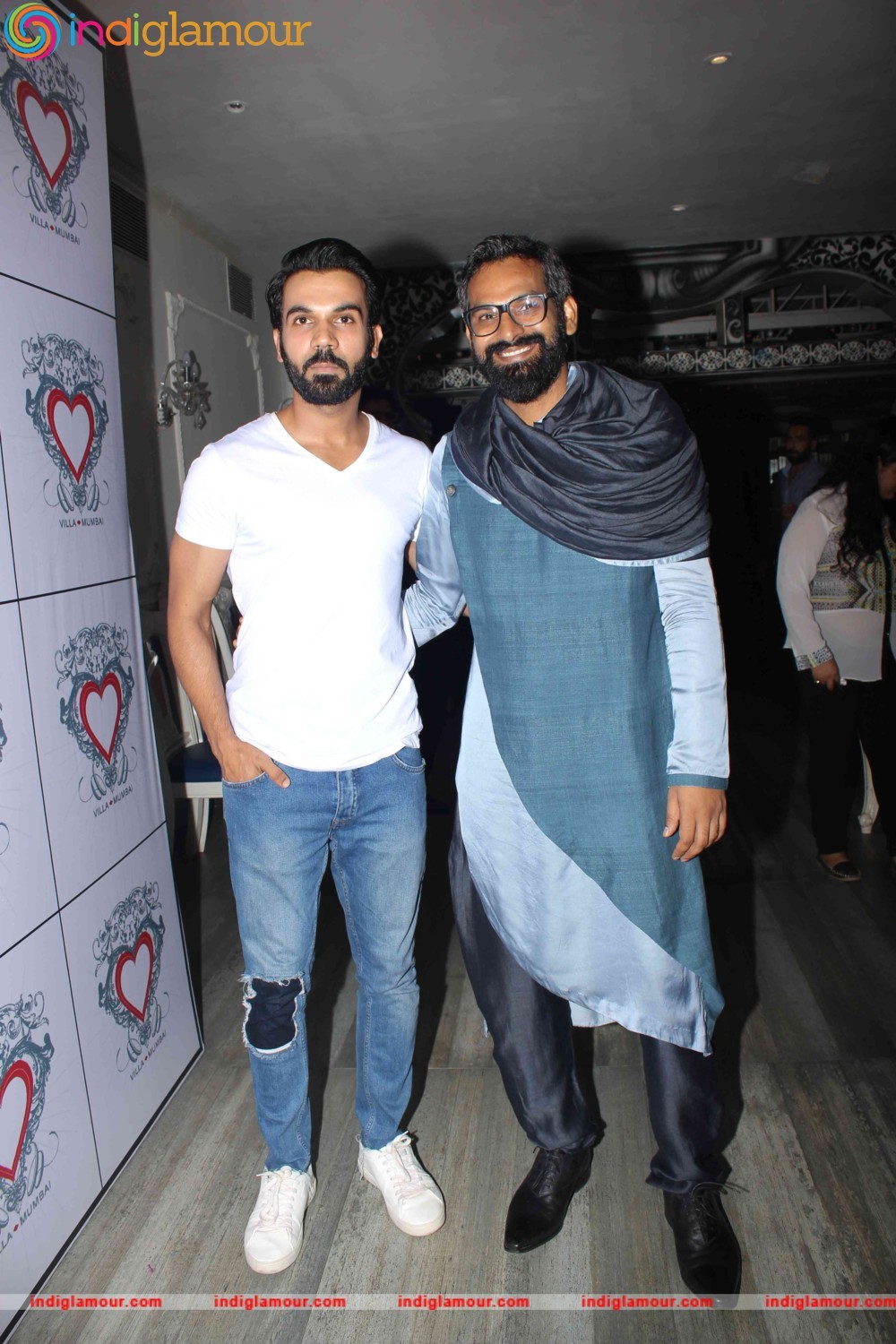Raj Kumar Yadav and Rajeev Khandelwal Grace art Director Saini Johray Birthday Bash Event hd photo