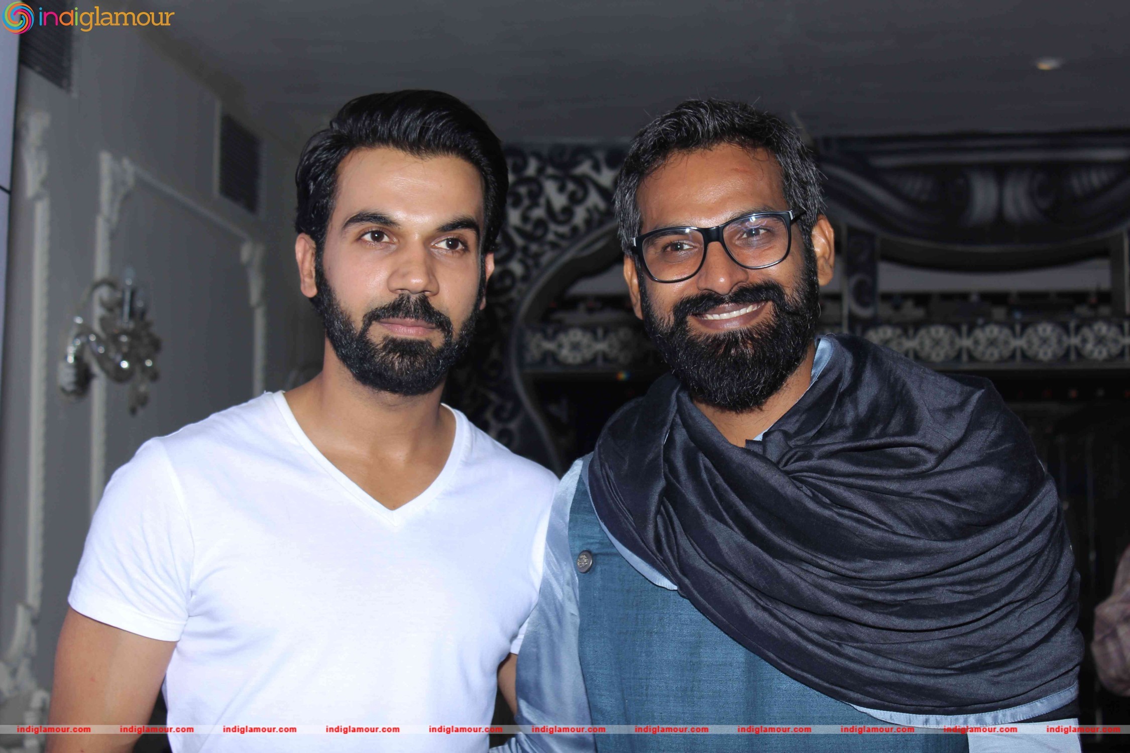 Raj Kumar Yadav and Rajeev Khandelwal Grace art Director Saini Johray Birthday Bash Event hd photo
