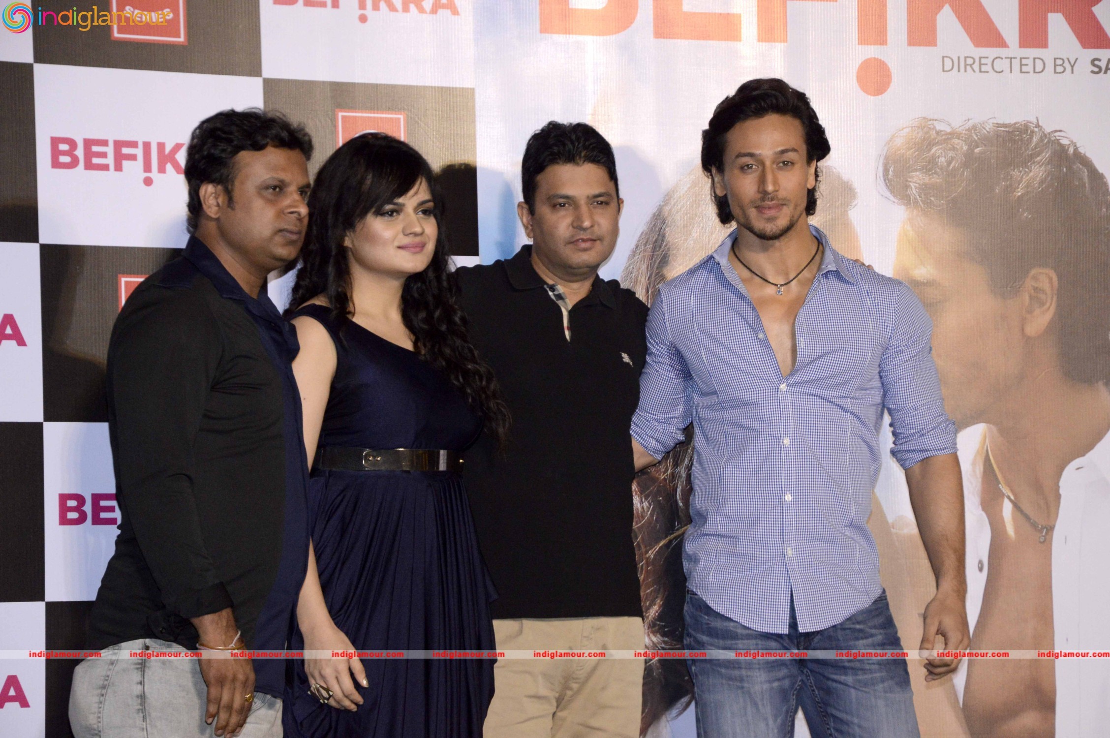 Tiger Shroff and Disha Patani at the Launch of their Music Video Befikra Event hd photo