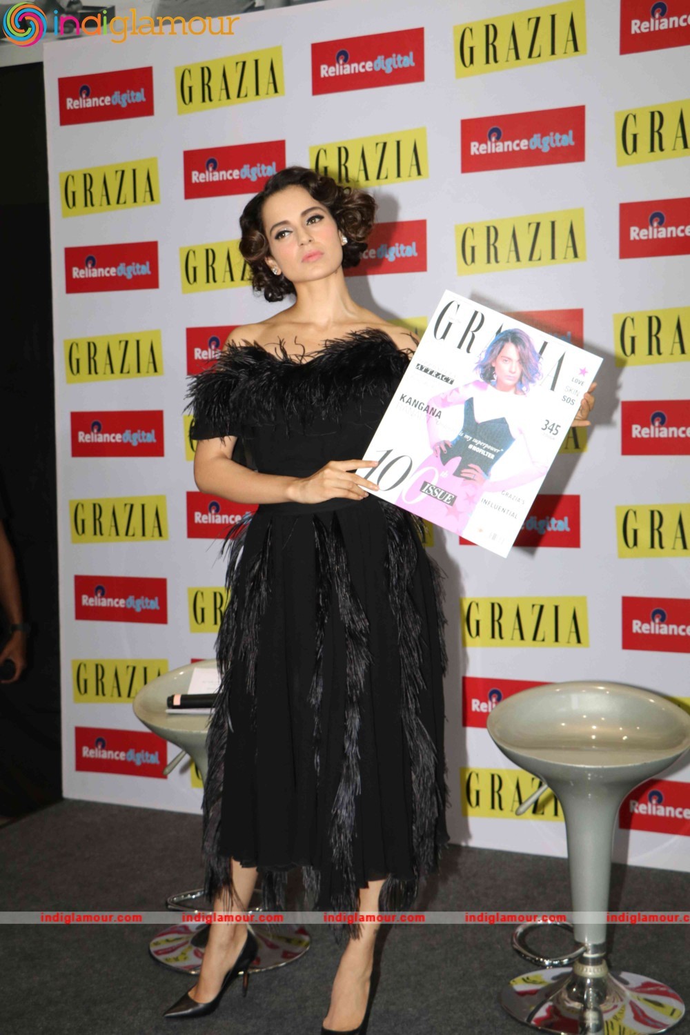 Kangana Ranaut Launches Grazia Magazine 100th Issue Event hd photo