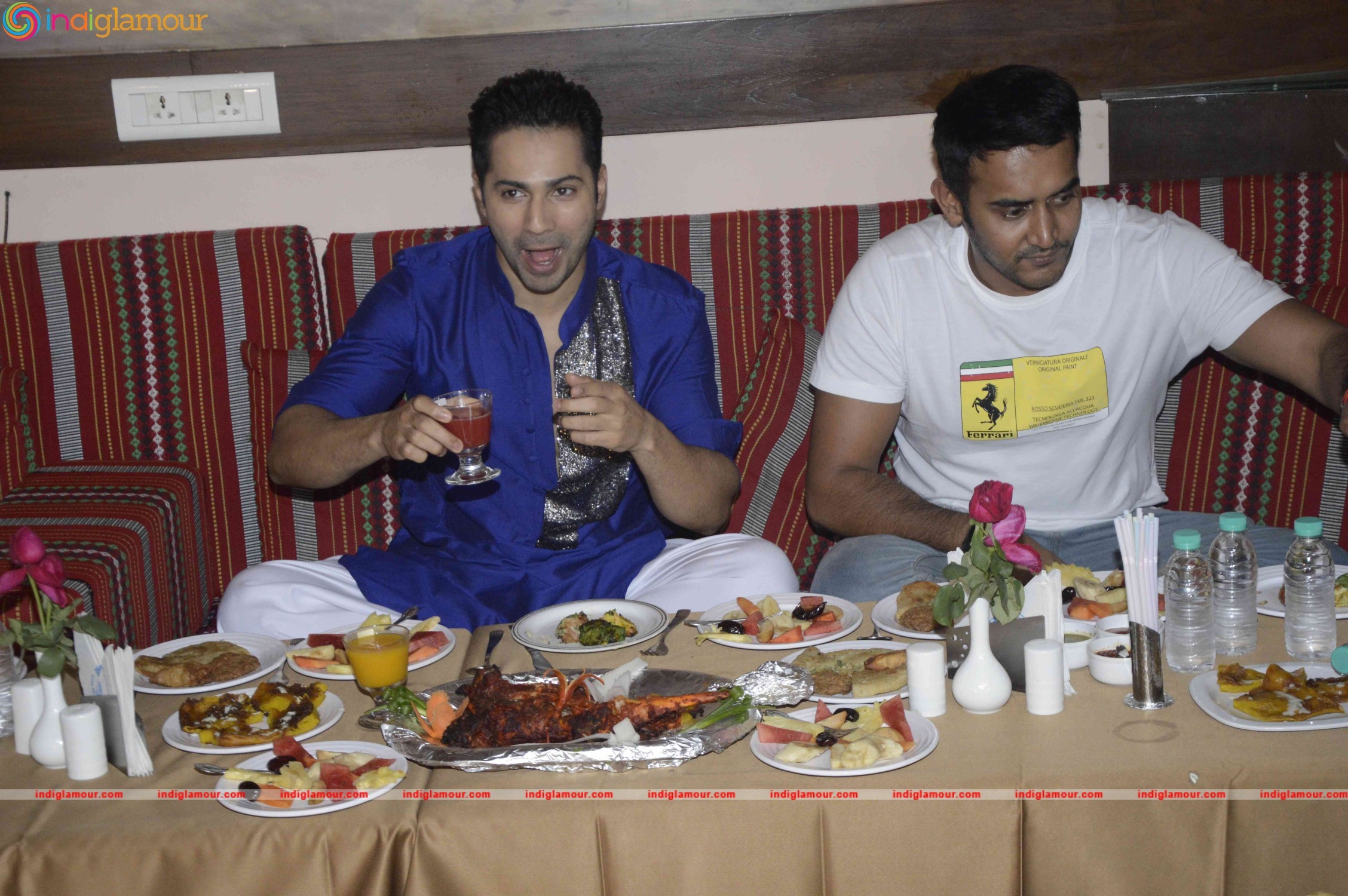 Varun Dhawan Visits Persian Darbar Hotel Event hd photo