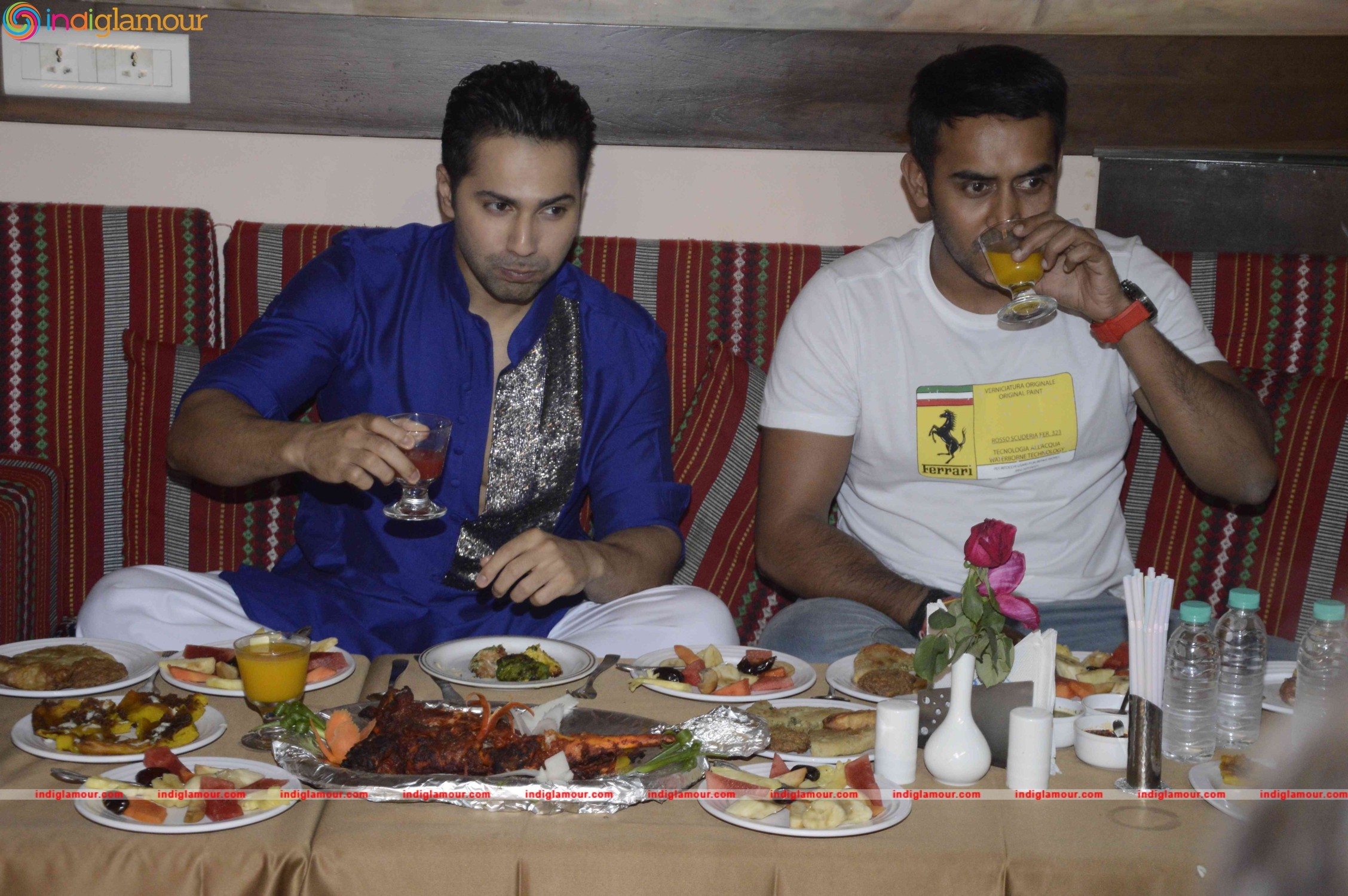 Varun Dhawan Visits Persian Darbar Hotel Event hd photo