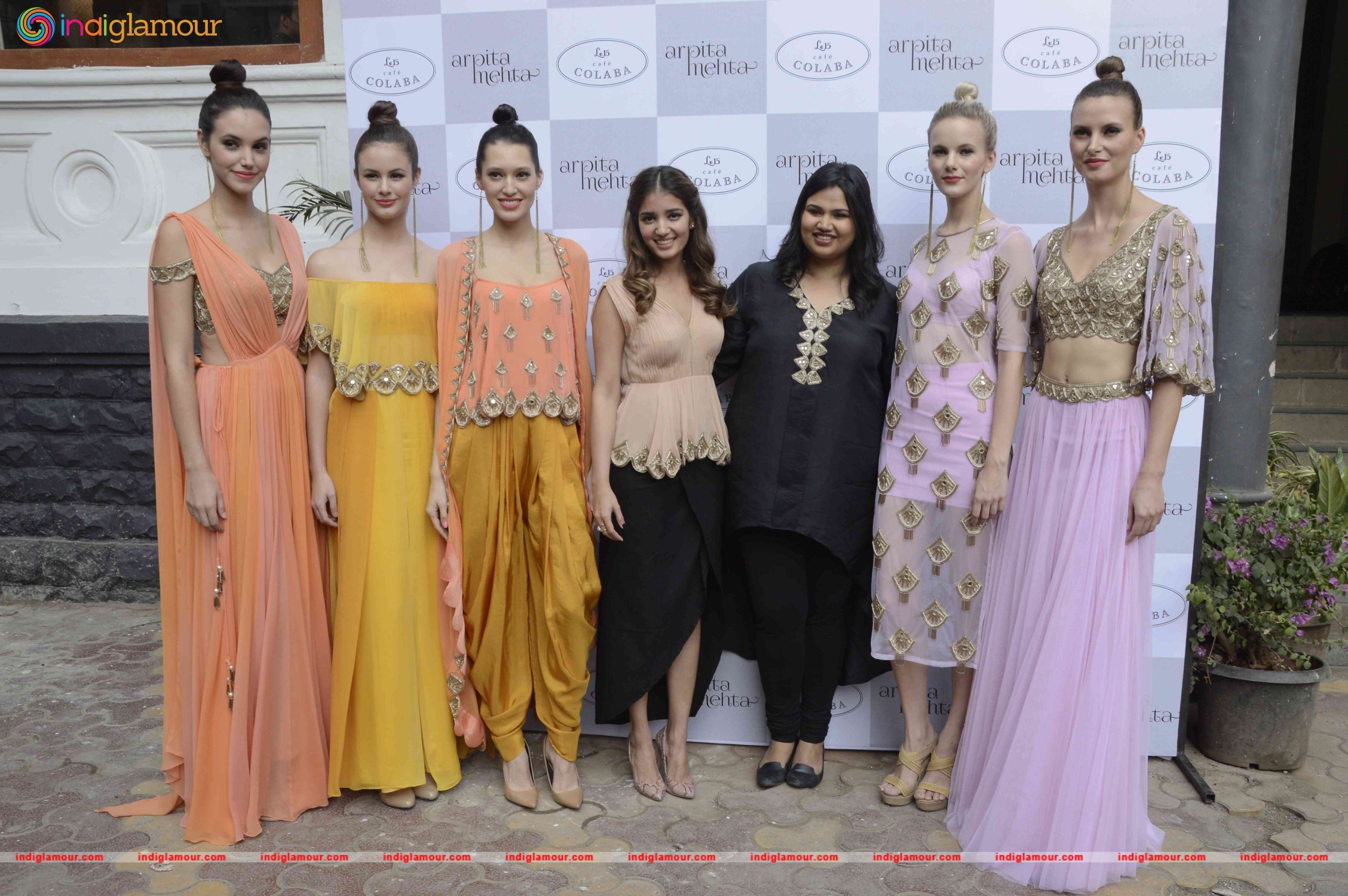 Launch of Arpita Mehta and Pooja Dhingra Spring Summer 2016 Collection Event hd photo