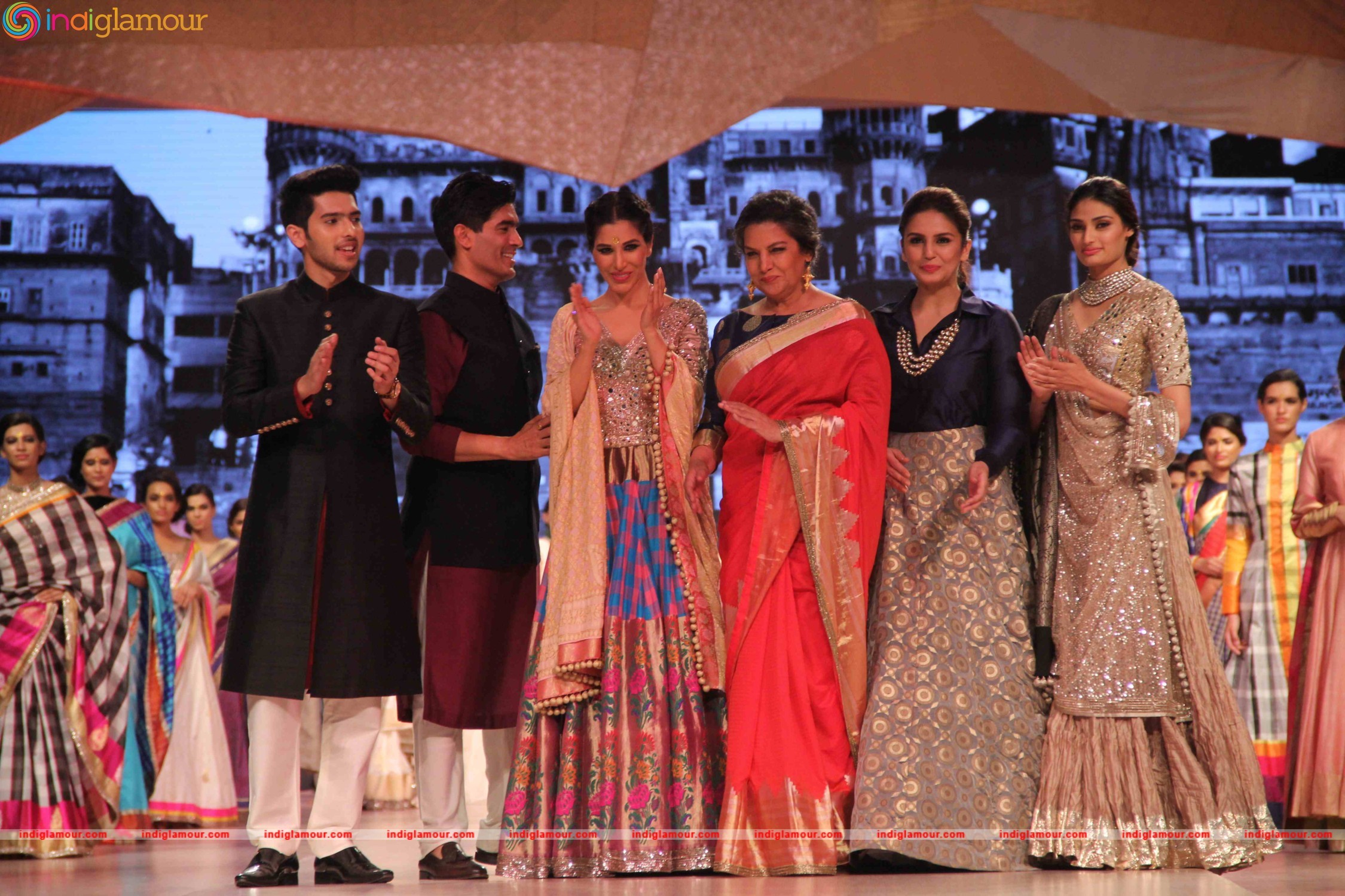 Bollywood Celebs Walks The Ramp For Manish Malhotra and Shaina NC Event hd photo