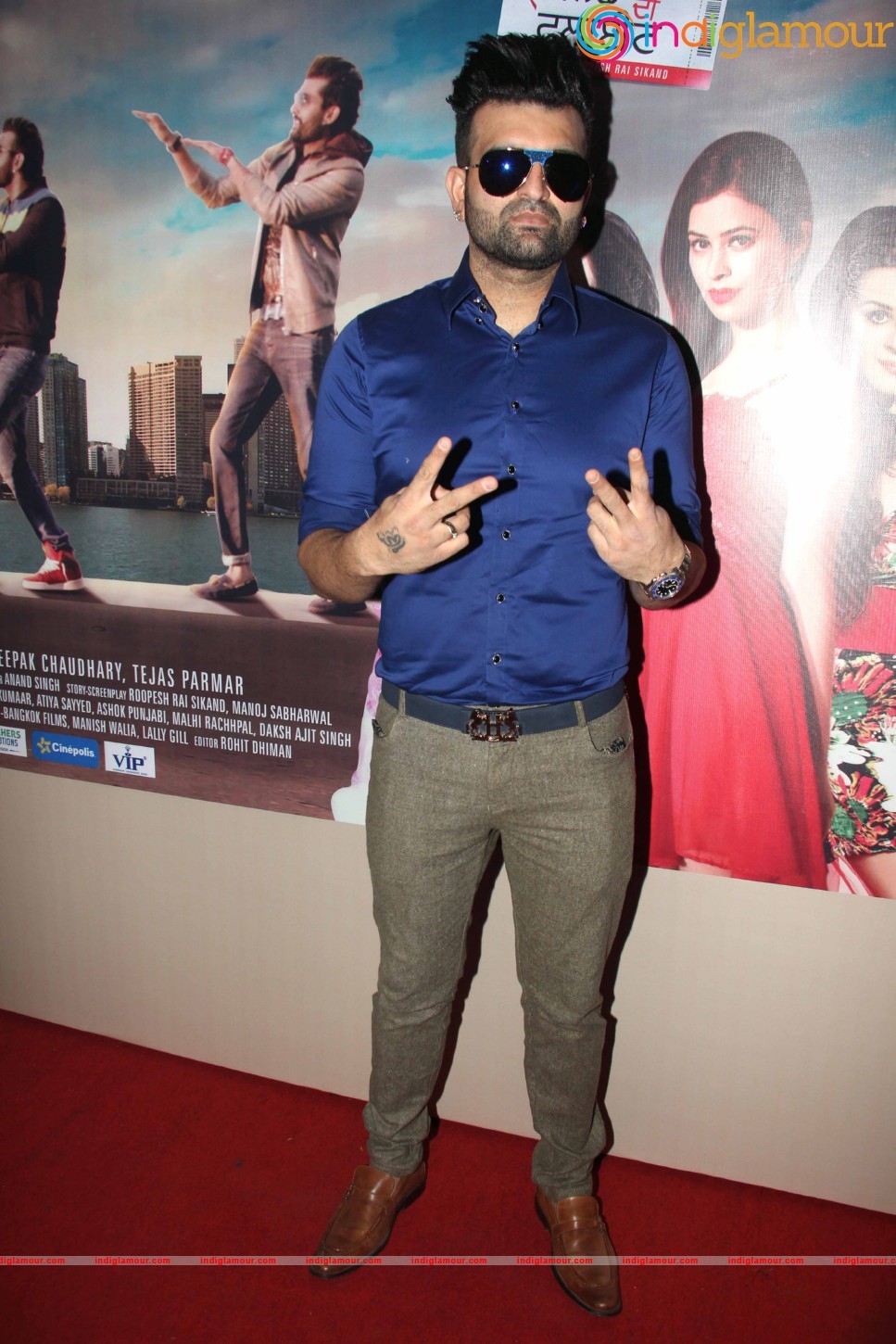 Govinda Appreciates Punjabi Film CANADA DI FLIGHT Event hd photo