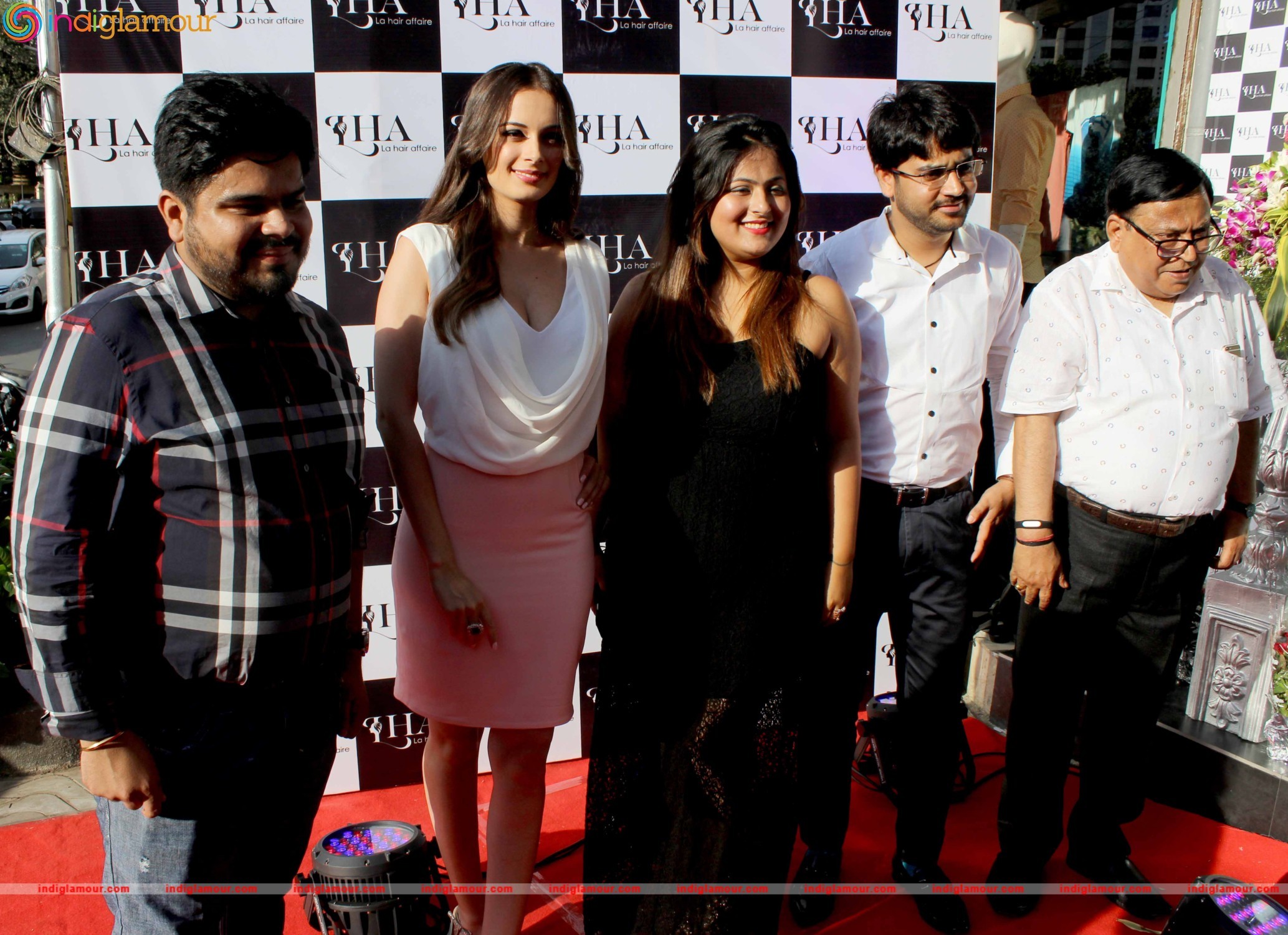 Evelyn Sharma at the Launch of La Hair Affaire Salon Event hd photo