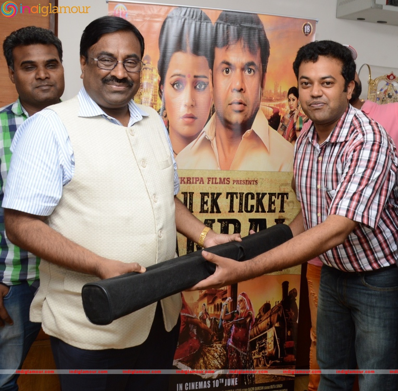 Trailer Launch of Hindi Film Babuji Ek Ticket Bambai Event hd photo