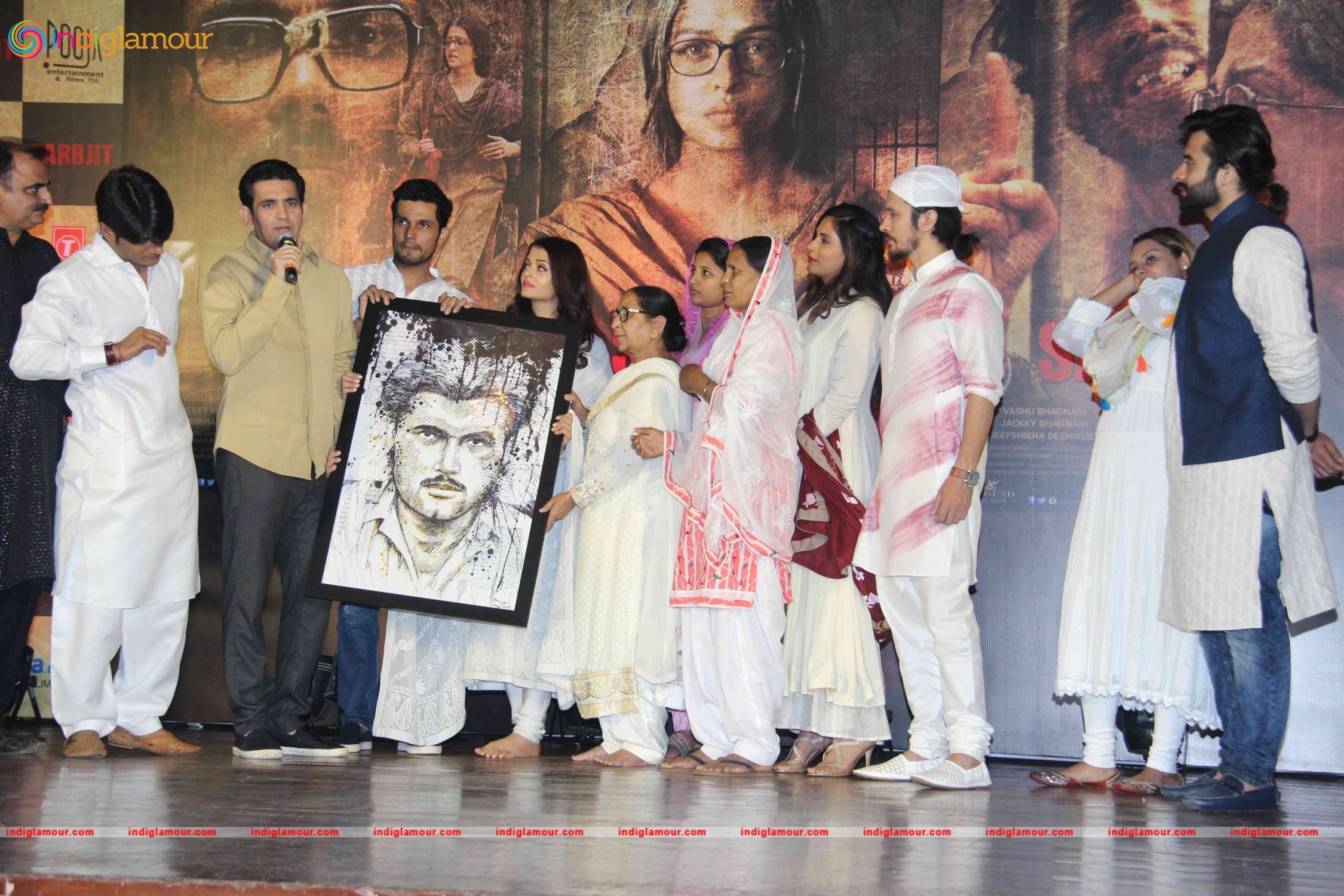 Cast of Film Sarabjit Pay Homage to Sarabjit Singh Event hd photo