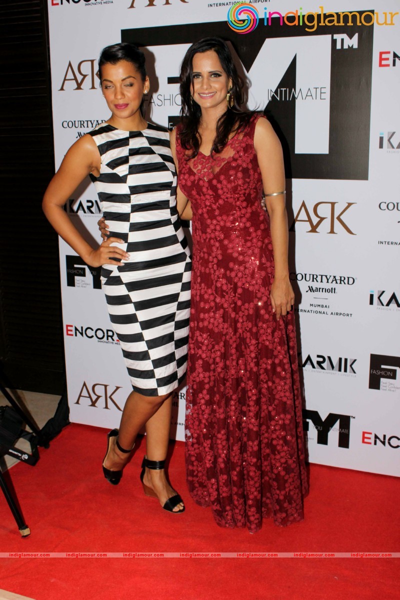 Mugdha Godse and actor Rahul Dev during the launch of FYI Event hd photo