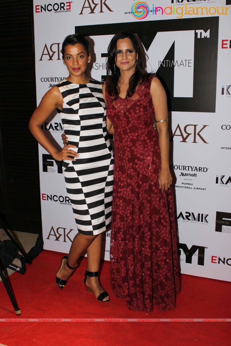 Mugdha Godse and actor Rahul Dev during the launch of FYI Event hd photo