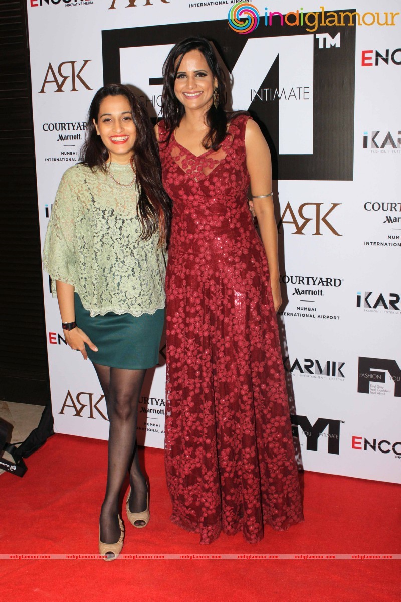 Mugdha Godse and actor Rahul Dev during the launch of FYI Event hd photo