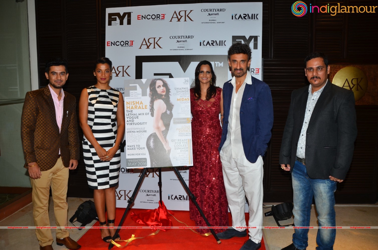 The unveiling of FYI cover with Mugdha Godse and Rahul Dev Event hd photo