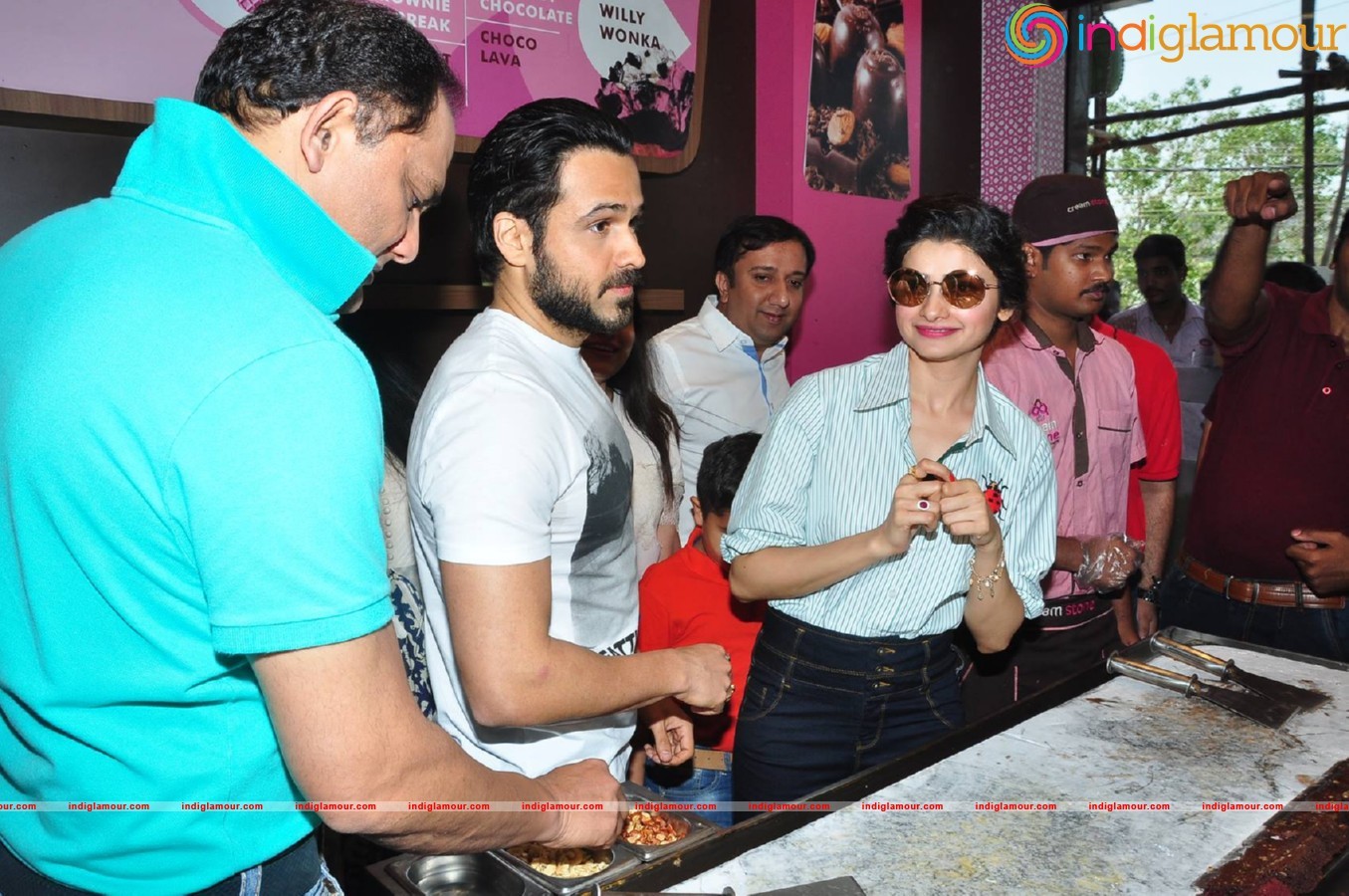 Azhar team at Cream And Stone Event hd photo
