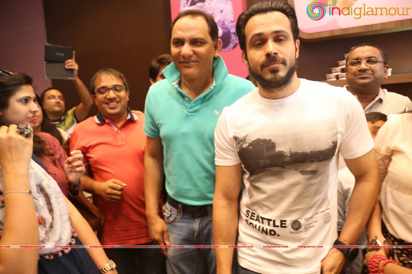 Azhar team at Cream And Stone Event hd photo