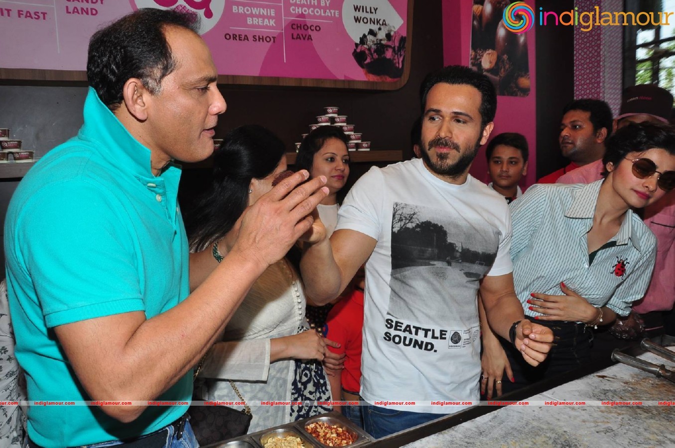 Azhar team at Cream And Stone Event hd photo