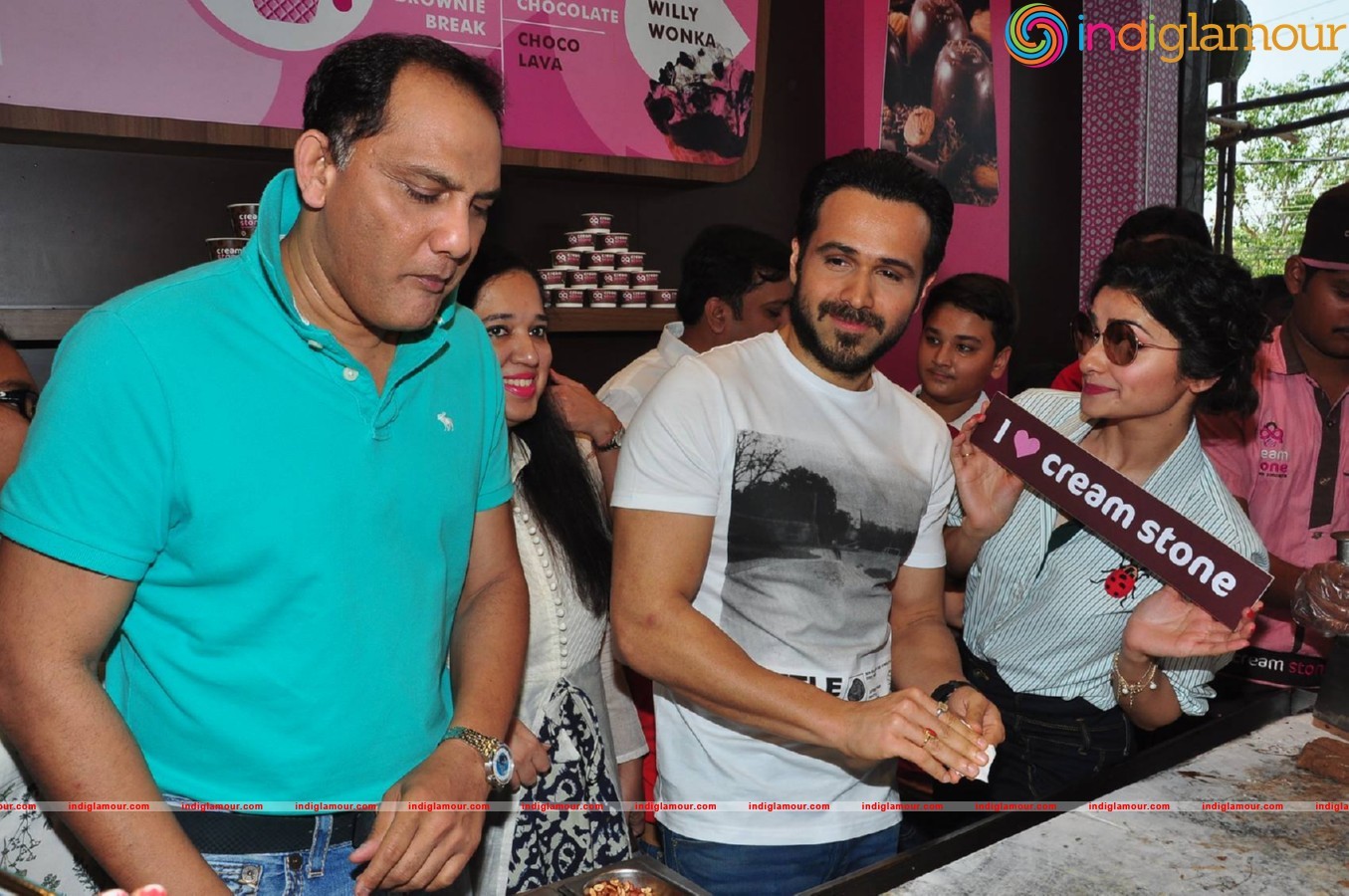 Azhar team at Cream And Stone Event hd photo