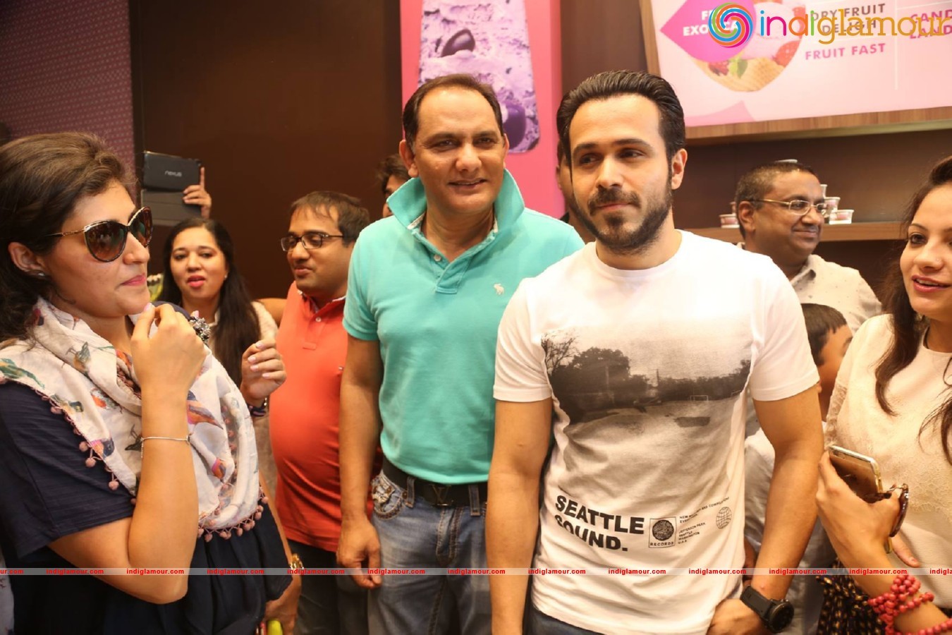 Azhar team at Cream And Stone Event hd photo