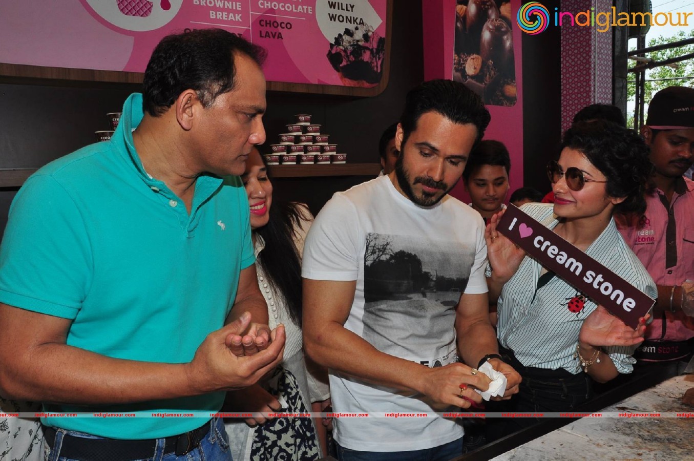 Azhar team at Cream And Stone Event hd photo