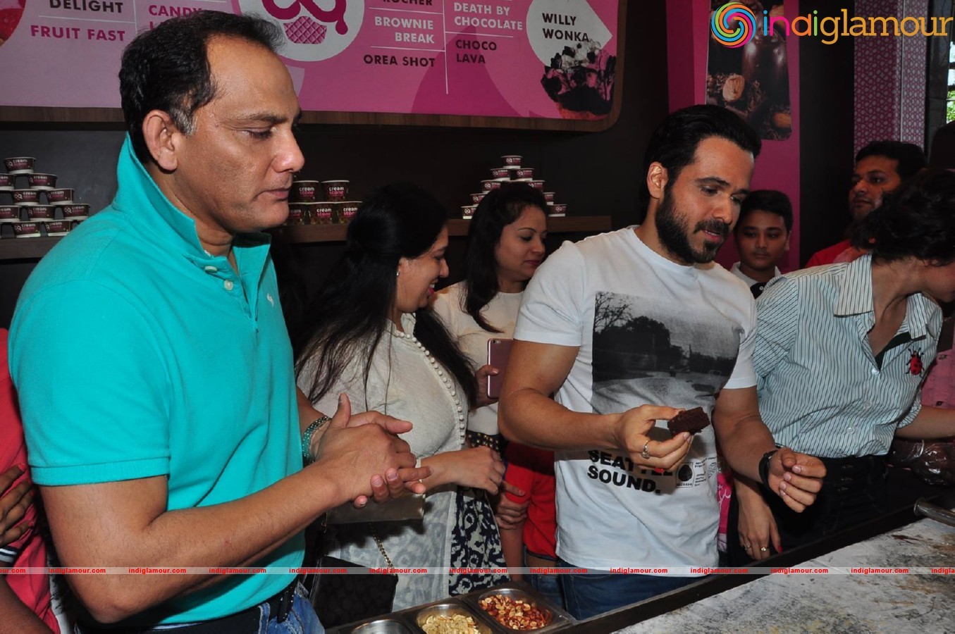 Azhar team at Cream And Stone Event hd photo