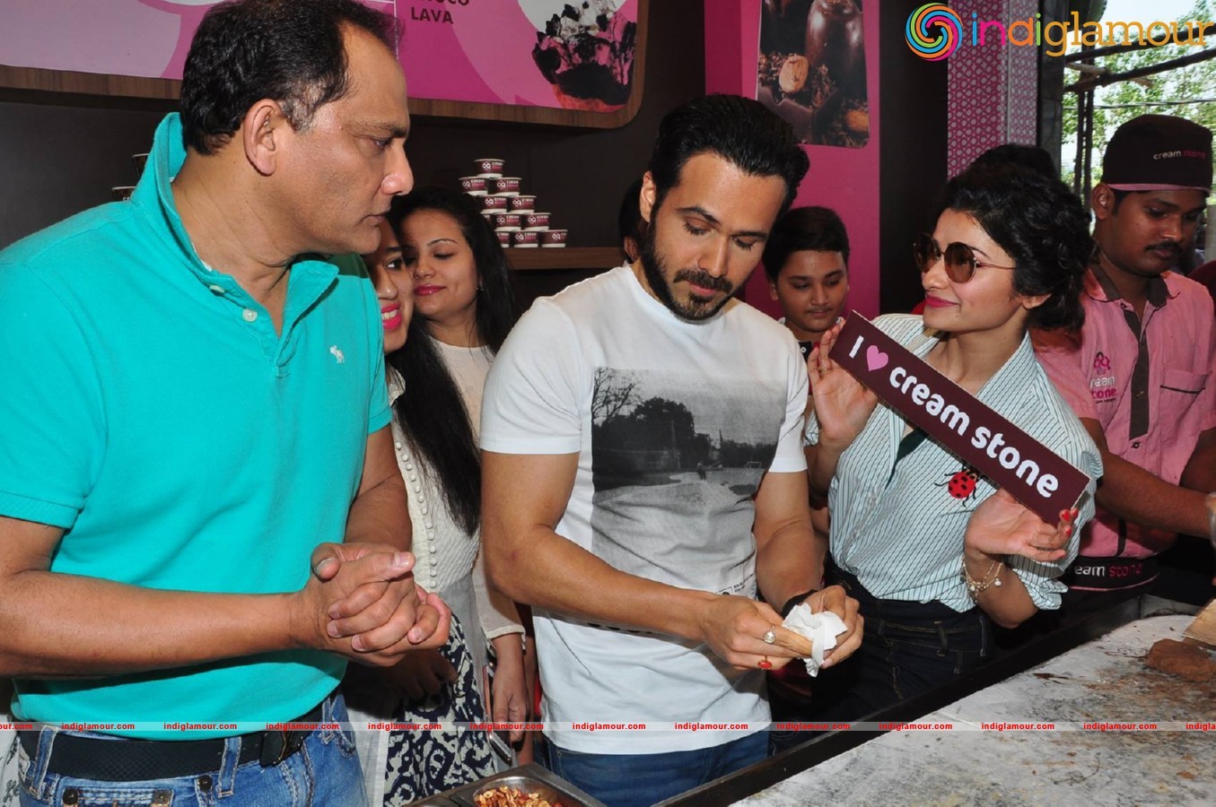 Azhar team at Cream And Stone Event hd photo