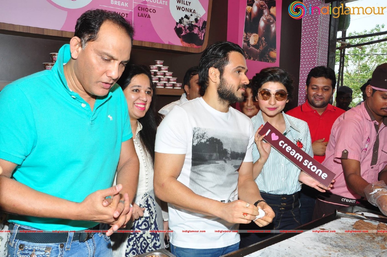 Azhar team at Cream And Stone Event hd photo