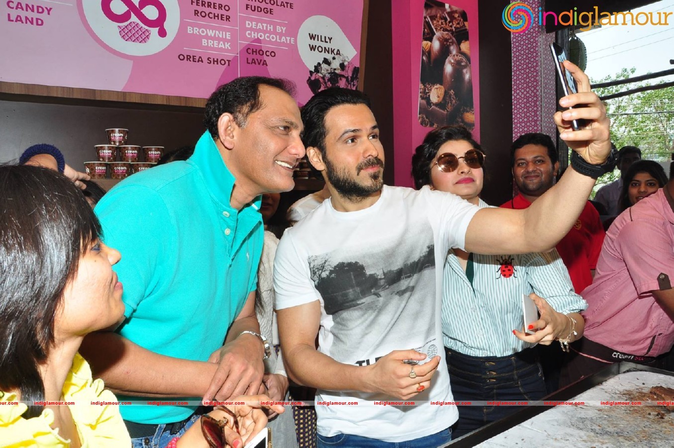 Azhar team at Cream And Stone Event hd photo