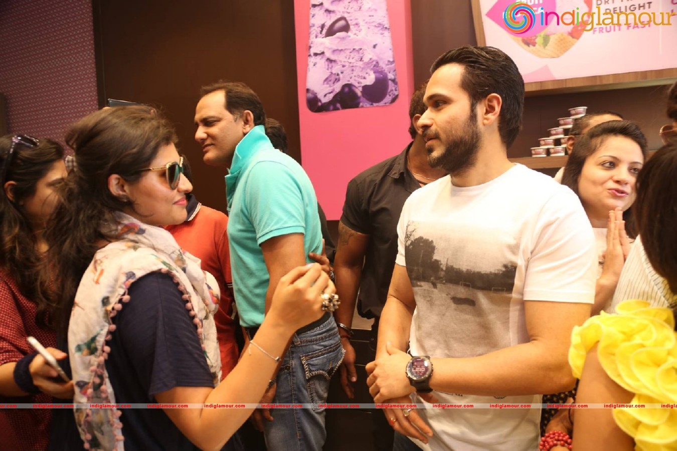 Azhar team at Cream And Stone Event hd photo