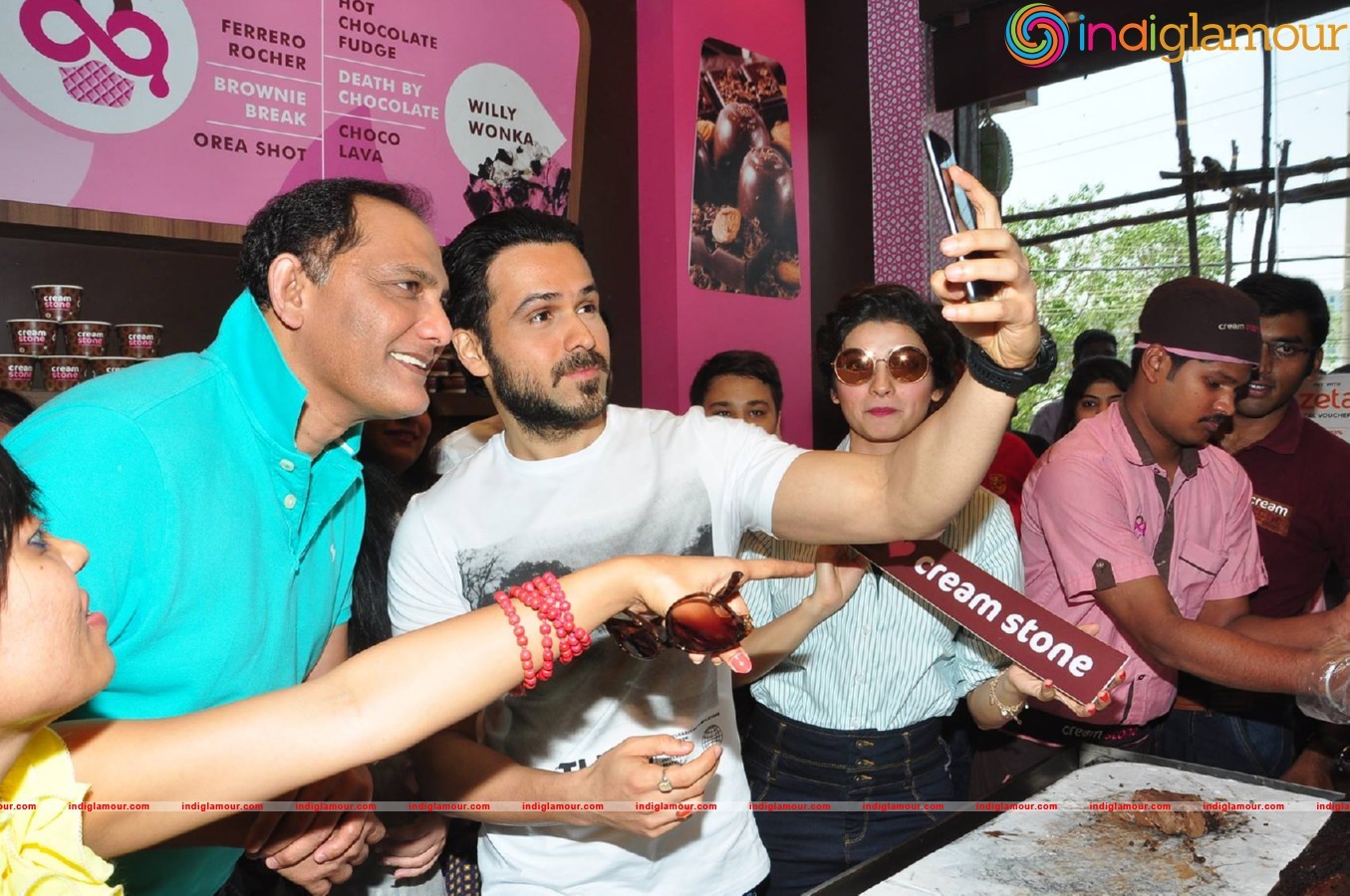 Azhar team at Cream And Stone Event hd photo