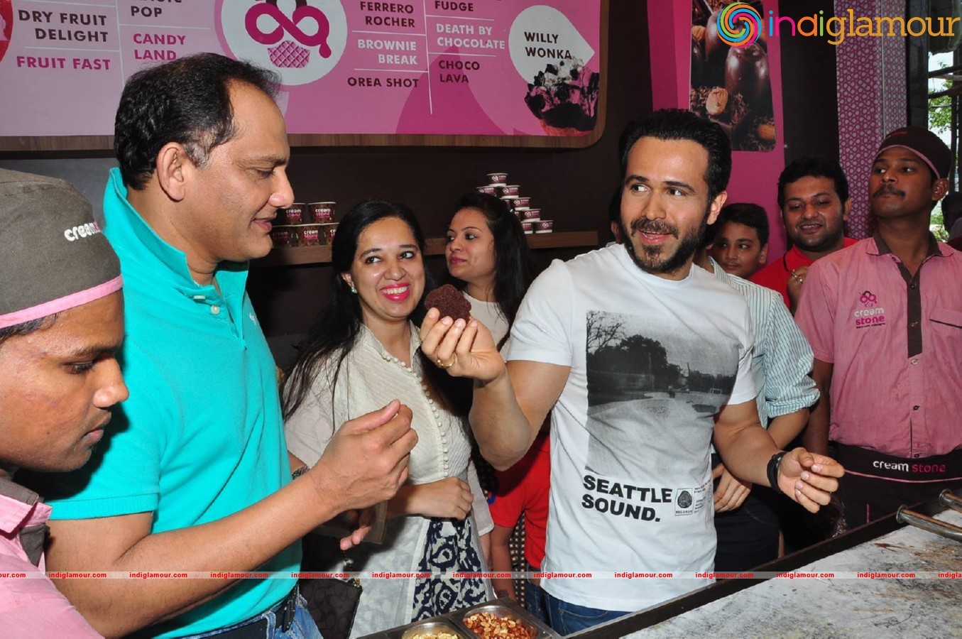 Azhar team at Cream And Stone Event hd photo
