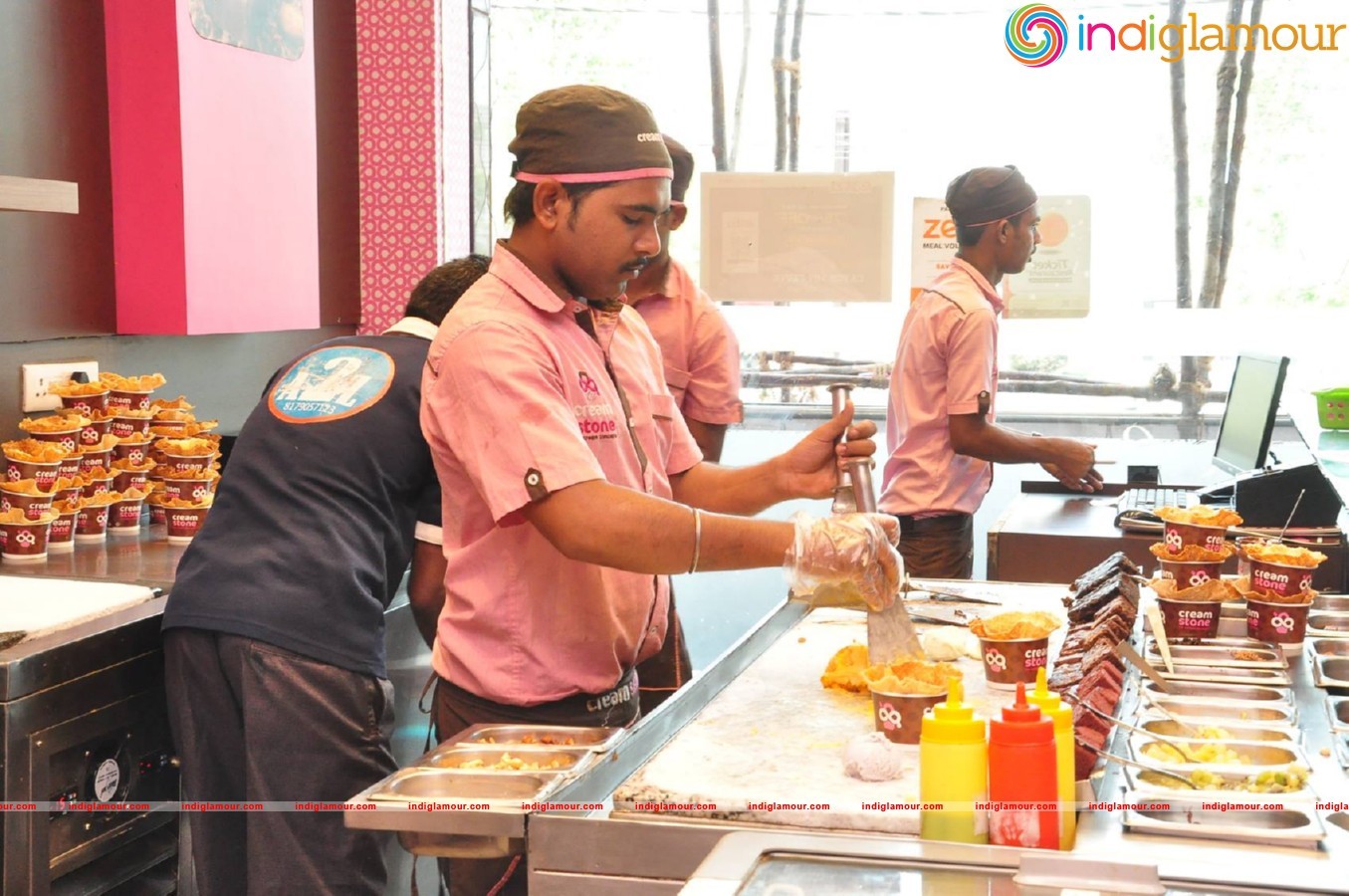 Azhar team at Cream And Stone Event hd photo