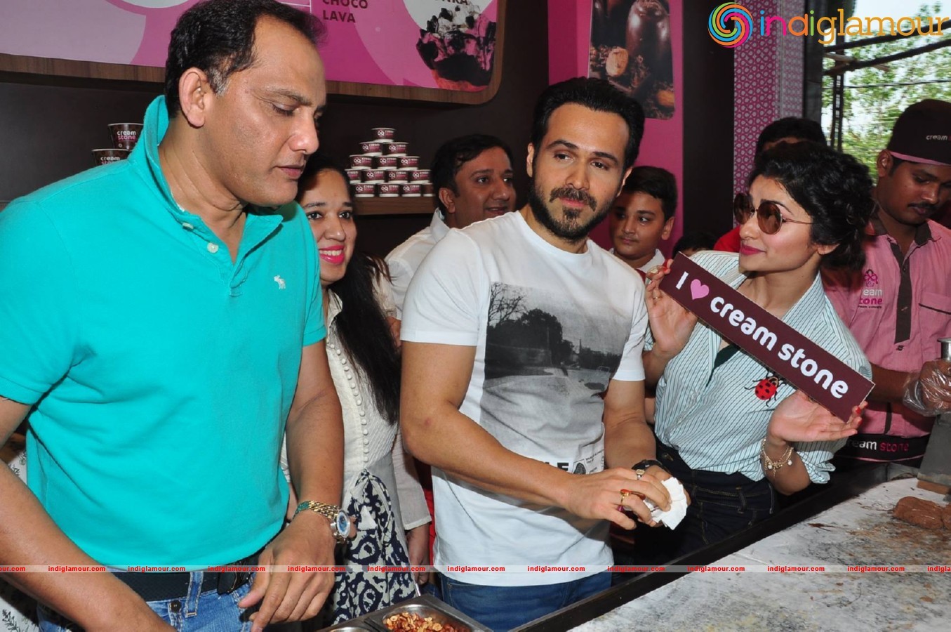 Azhar team at Cream And Stone Event hd photo
