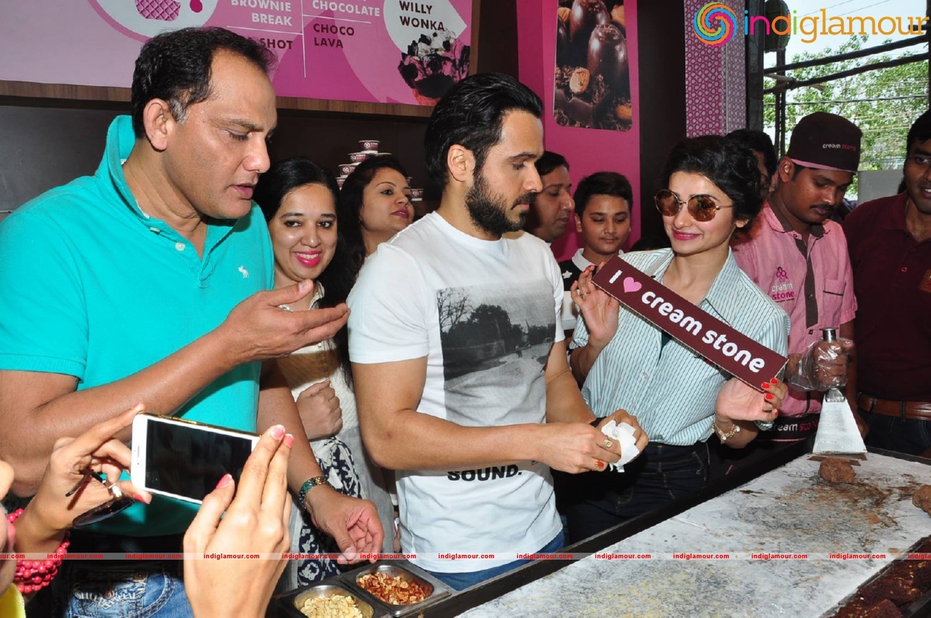 Azhar team at Cream And Stone Event hd photo
