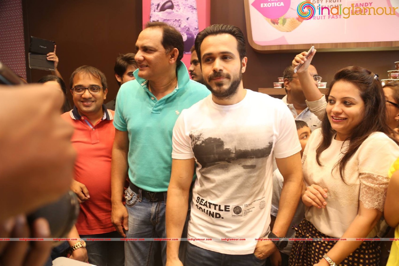 Azhar team at Cream And Stone Event hd photo